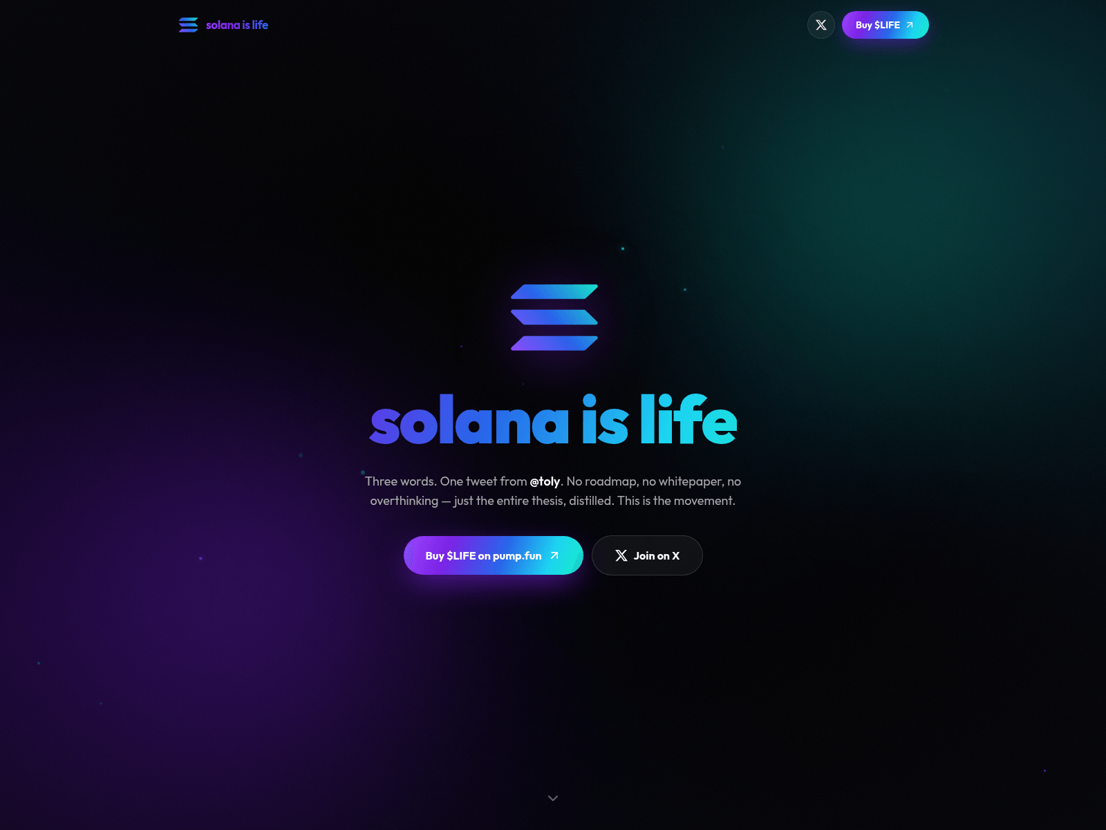 Screenshot of solanaislife.co