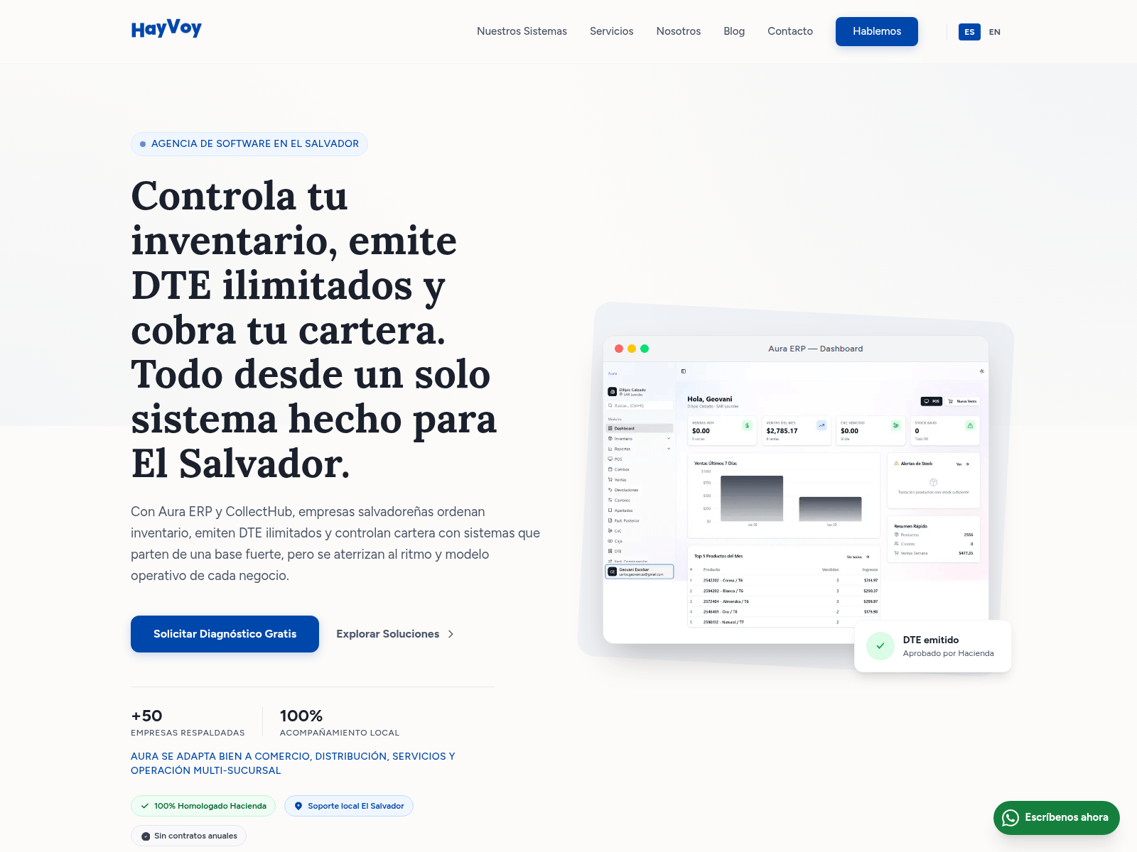 Screenshot of hayvoy.com