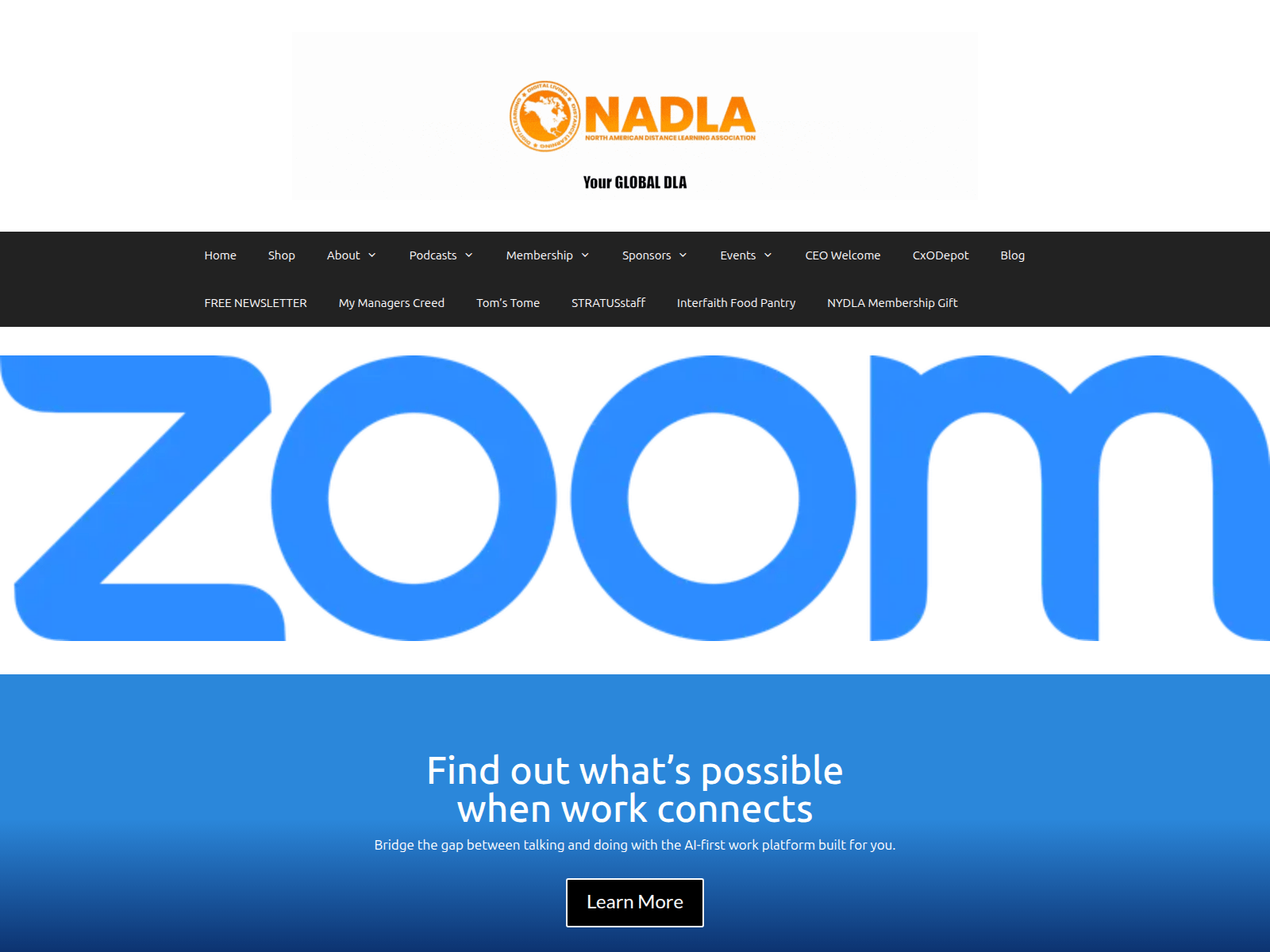 Screenshot of zoomworkplace.us
