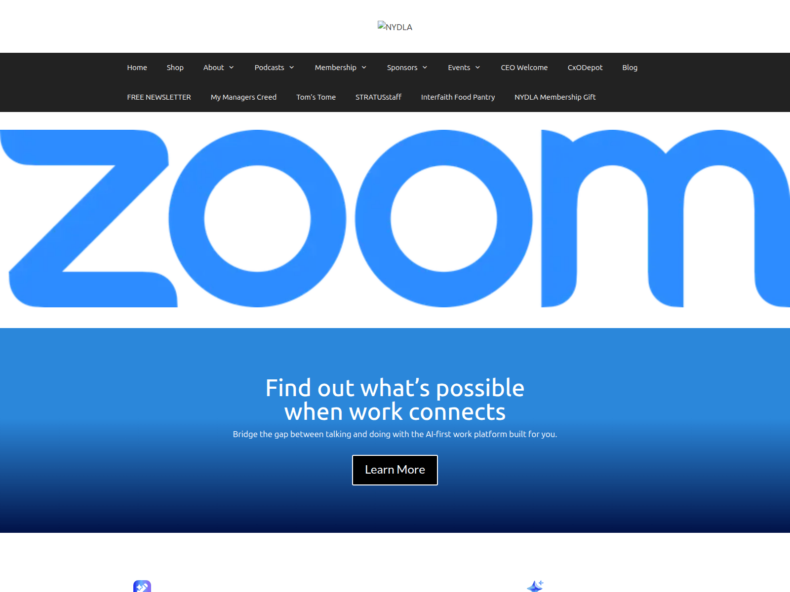 Screenshot of getzoom.us