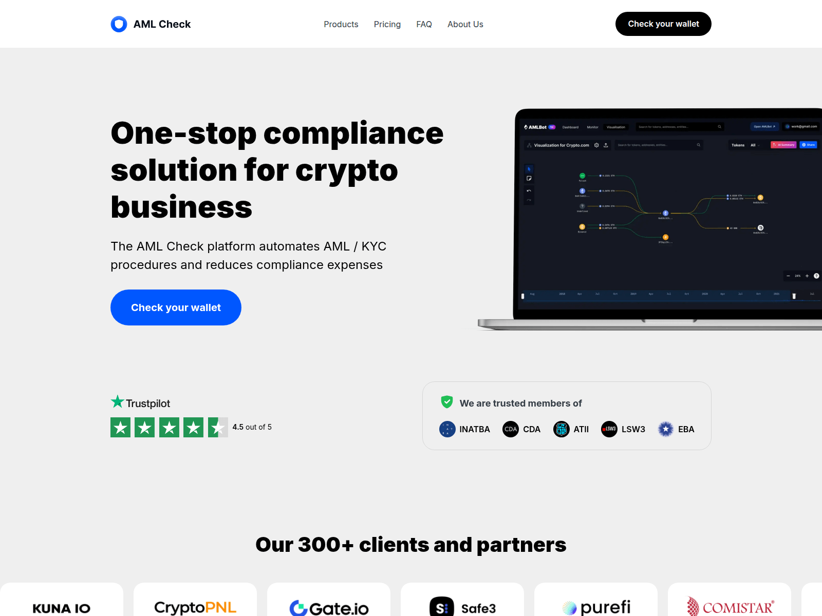 Screenshot of amlcheck.help
