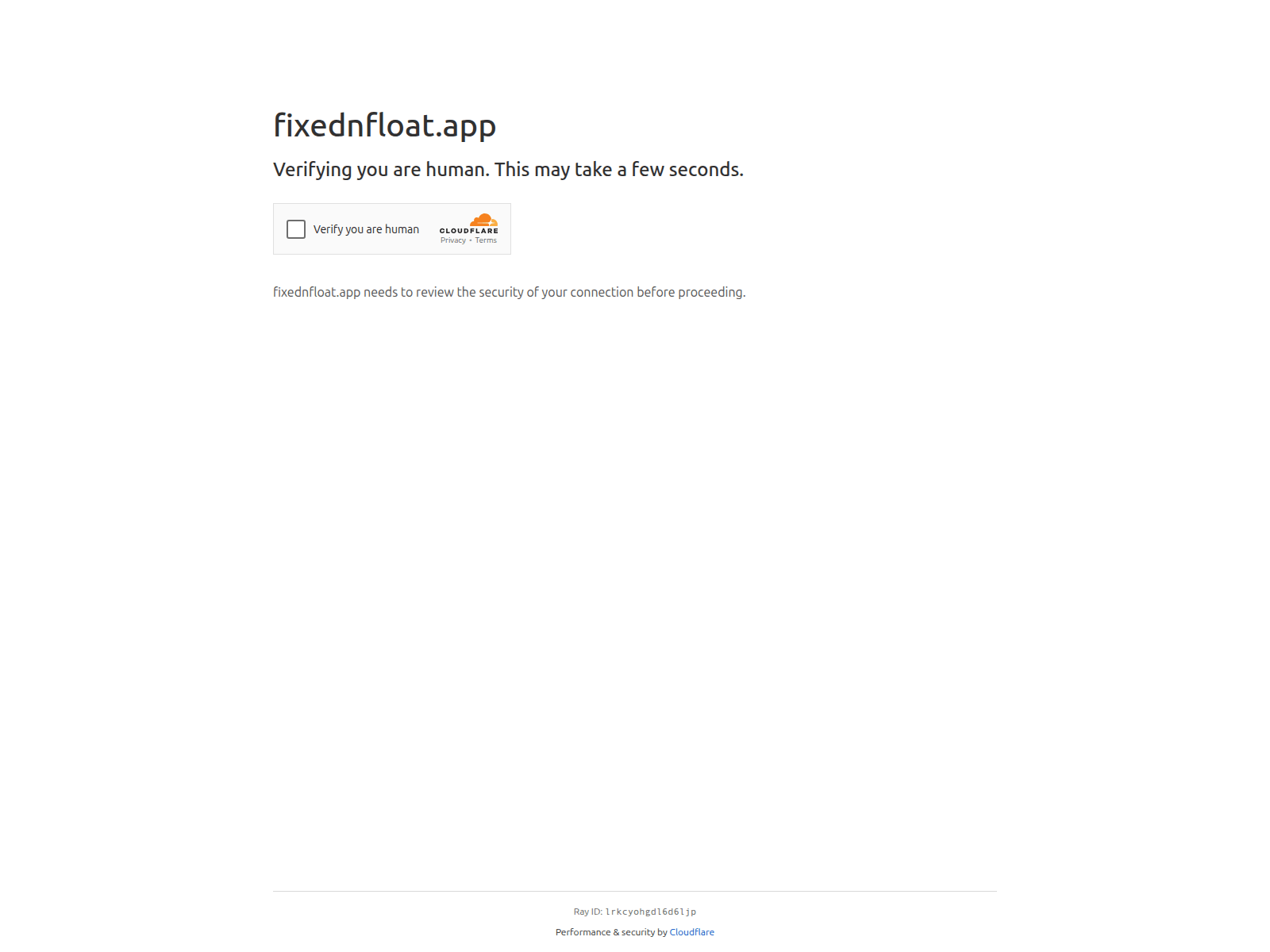 Screenshot of fixednfloat.app