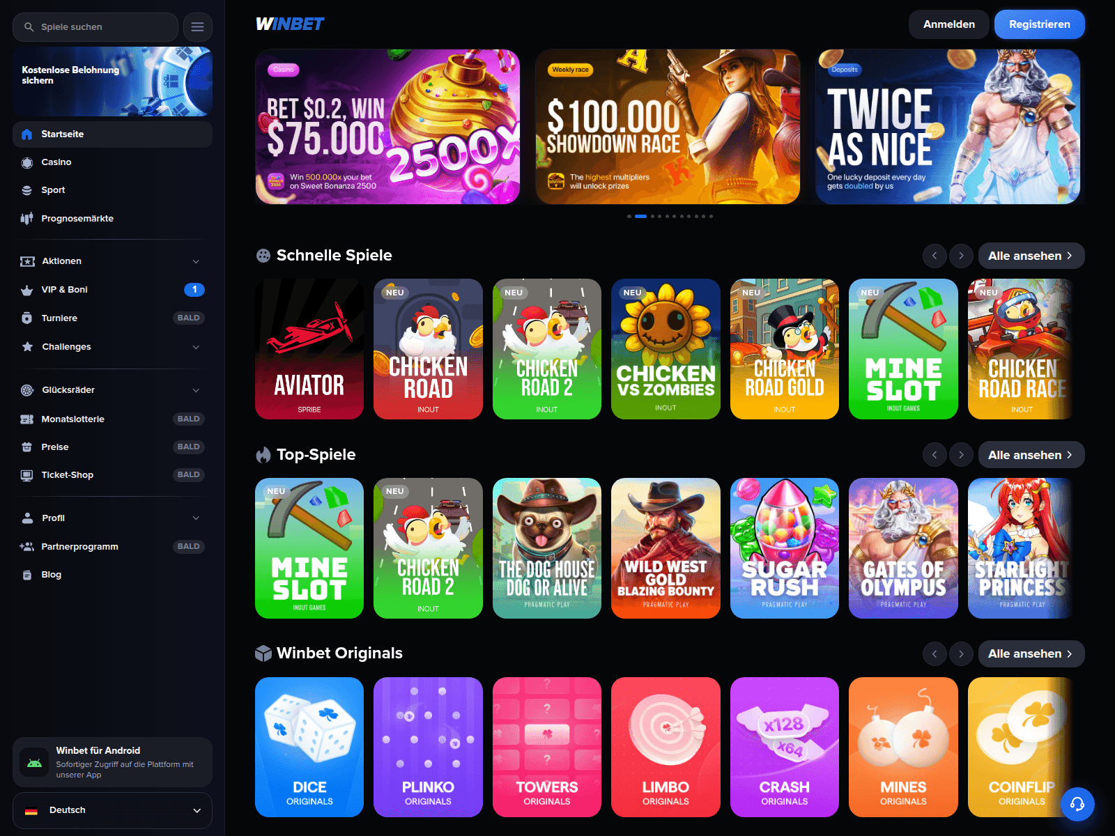 Screenshot of winbet.ink