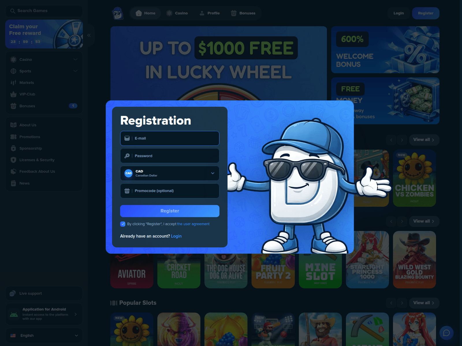 Screenshot of justget.top