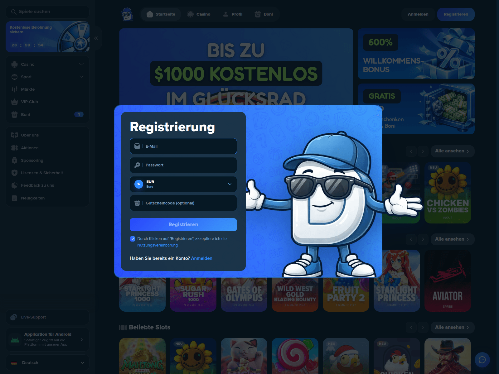 Screenshot of diwinbr.top