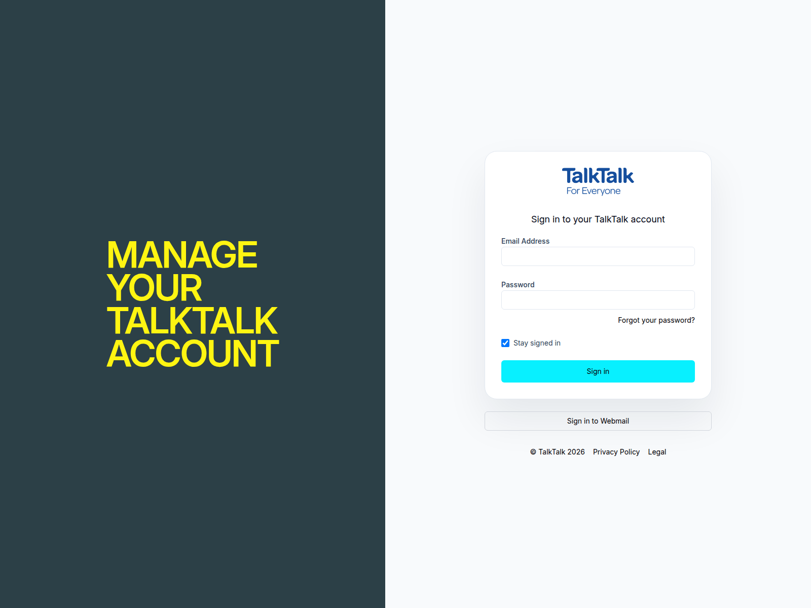 Screenshot of apptalktalk.mailhelpdesksupport.com