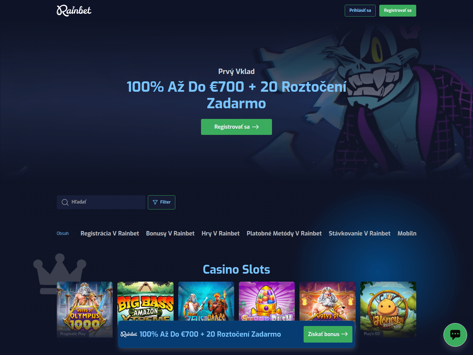 Screenshot of rainbet-sk.eu.com