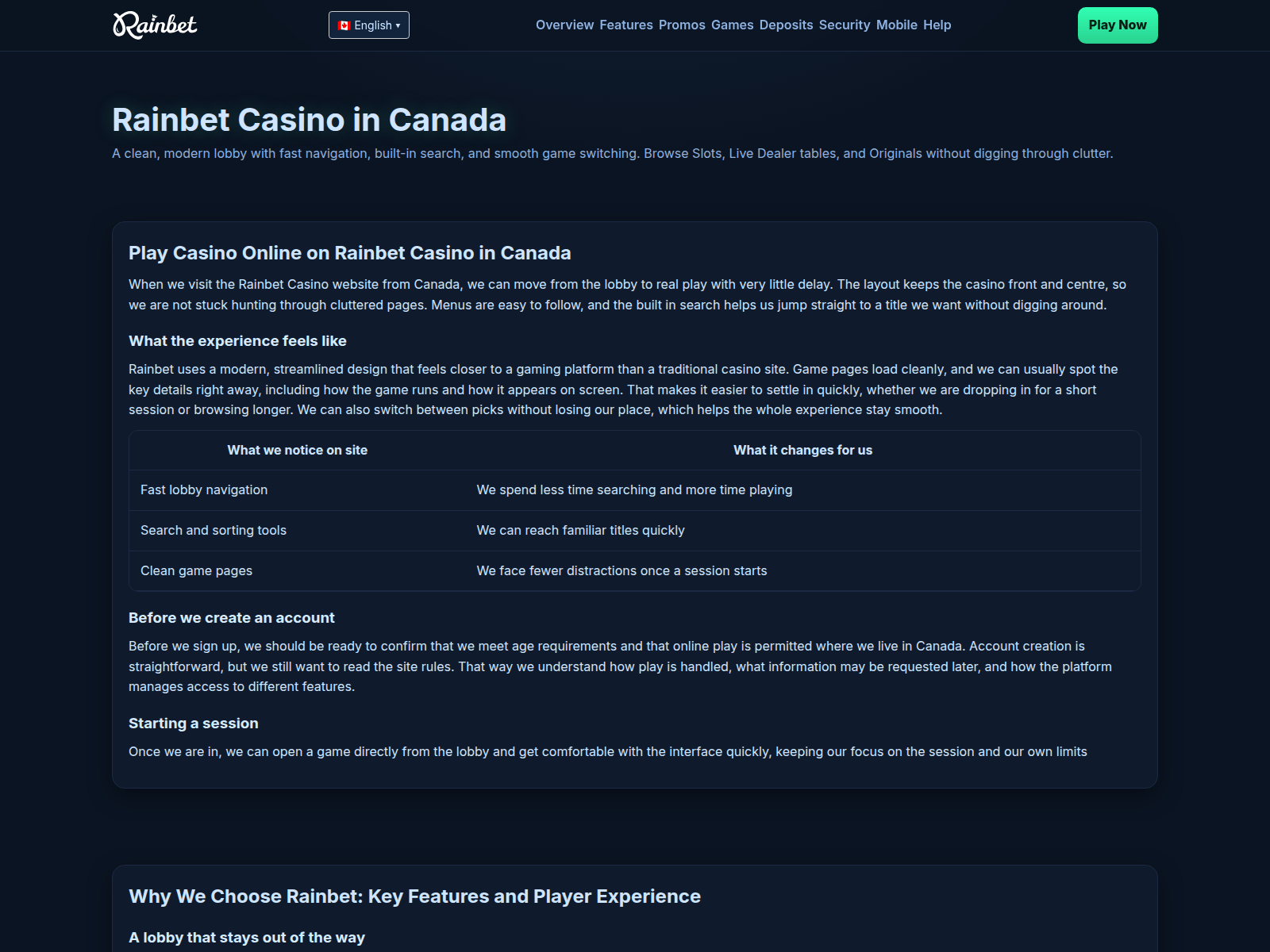 Screenshot of rainbetcasiono.com