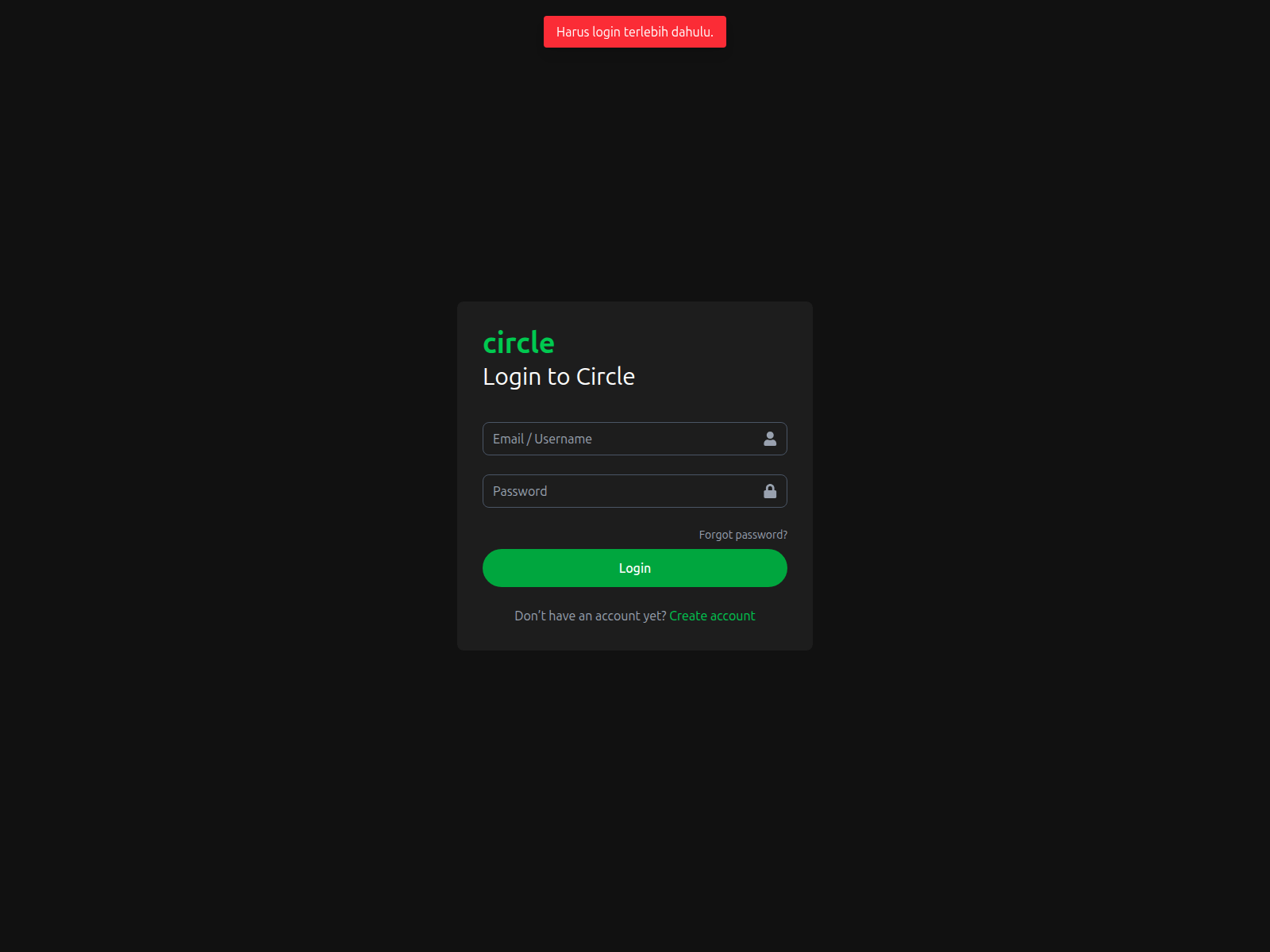 Screenshot von circle-o.vercel.app