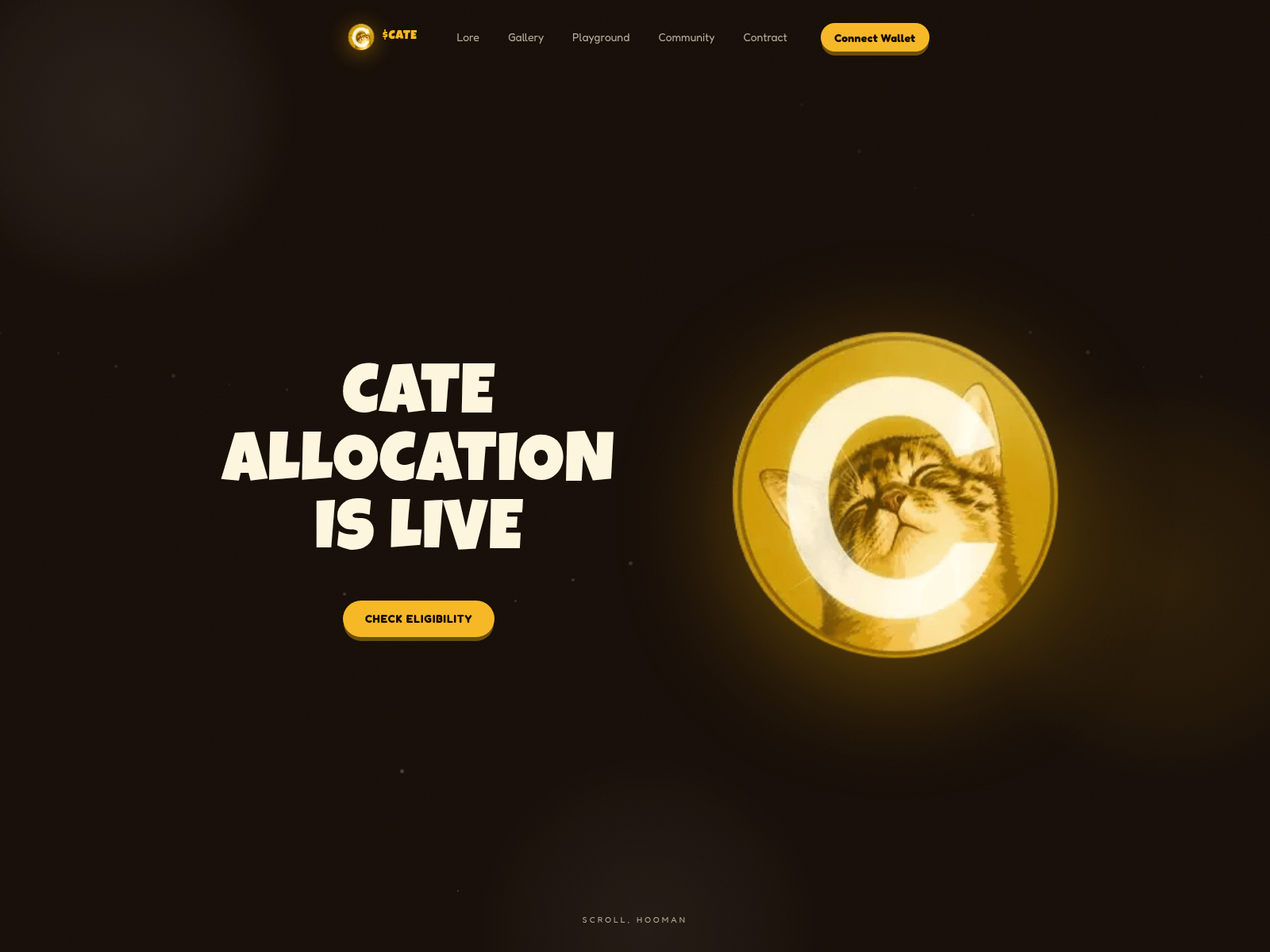Screenshot of catecoin-sol.com