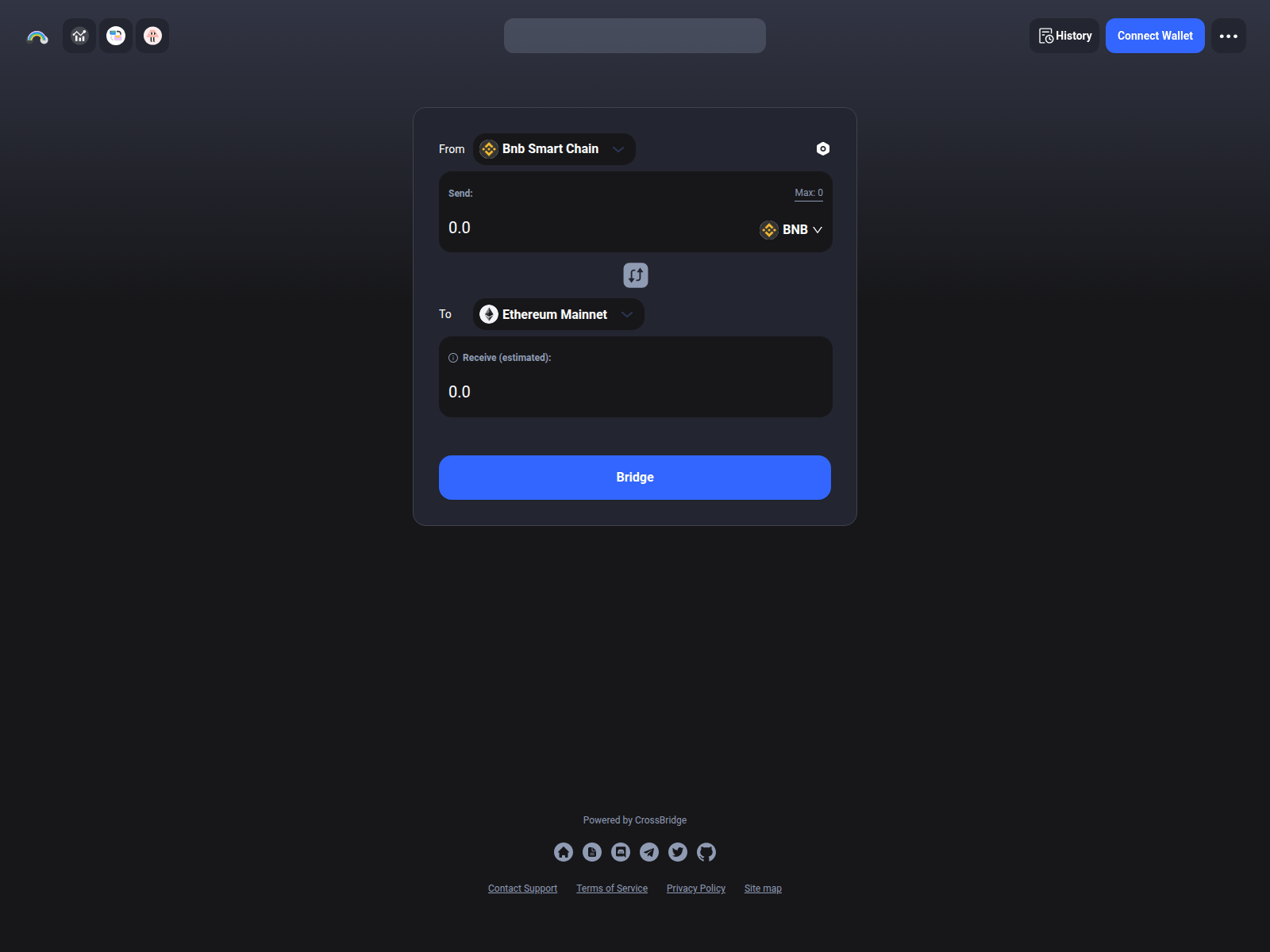 Screenshot of chainrouter.us