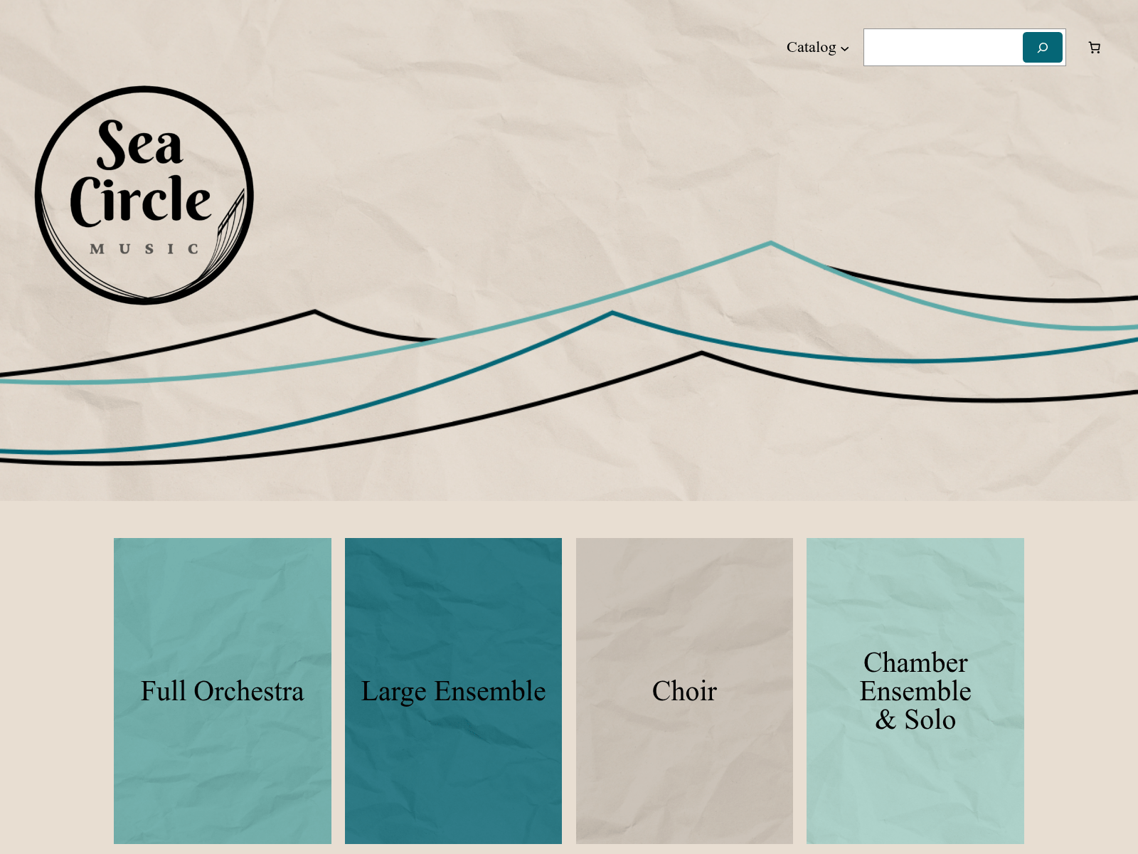 Screenshot of seacirclemusic.com
