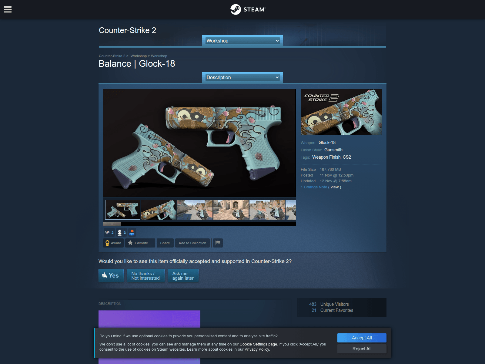 Screenshot of steammwork-pistols.shop