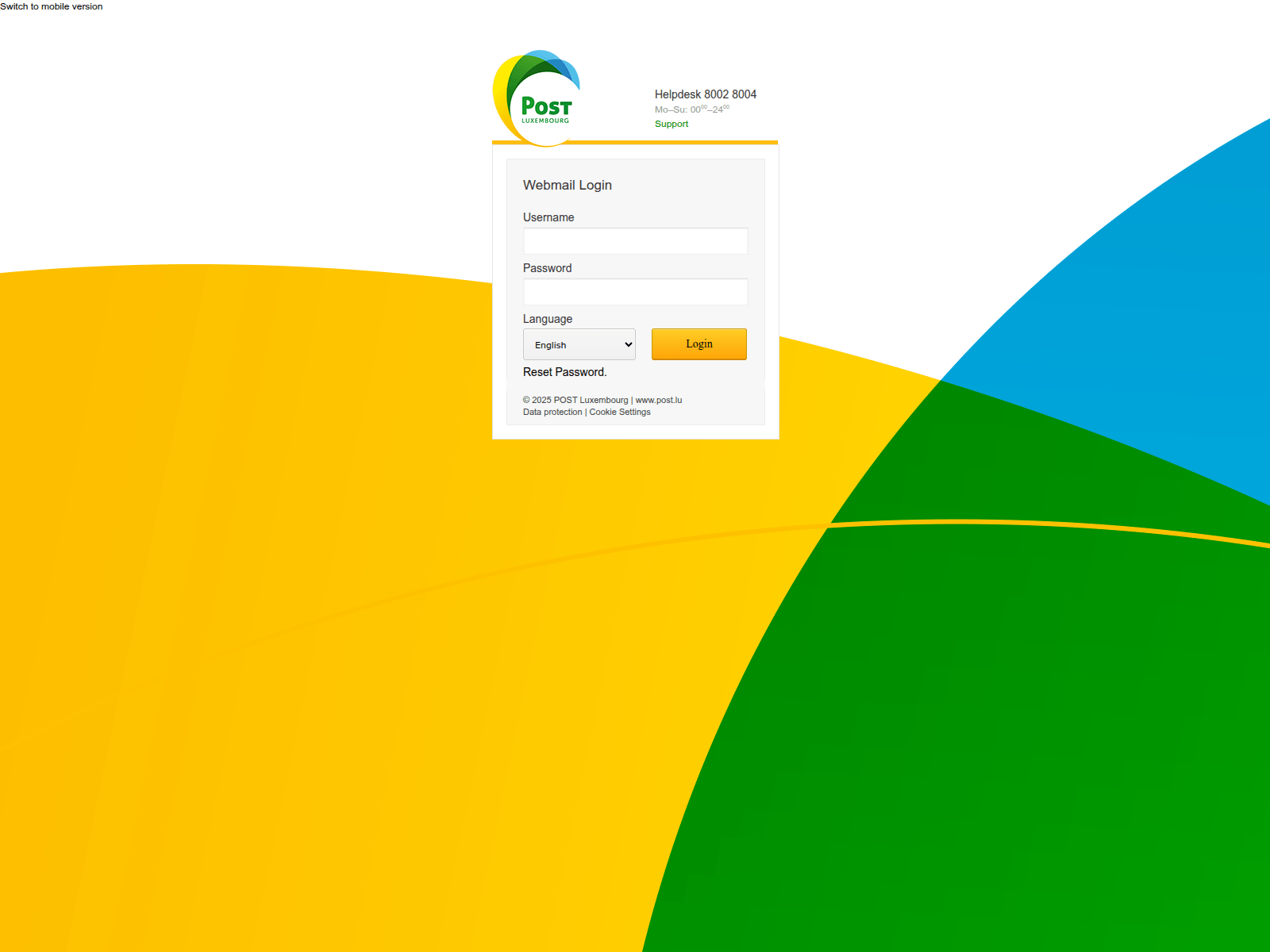Screenshot of posttelecommail.github.io