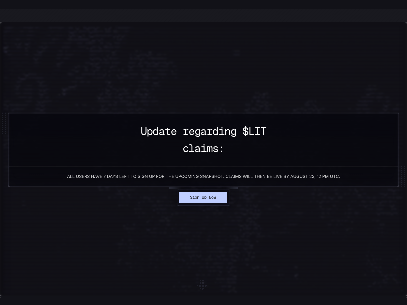 Screenshot of vhzbdmgplldwuymkjsh3pm6tbiquv7o76duxxwhopfntuqwufeba.arweave.net