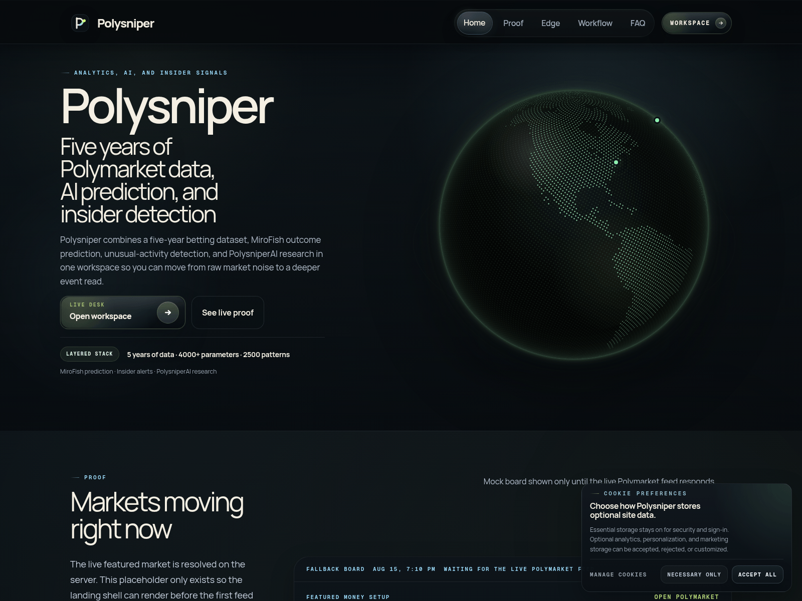 Screenshot of polysniper.tools