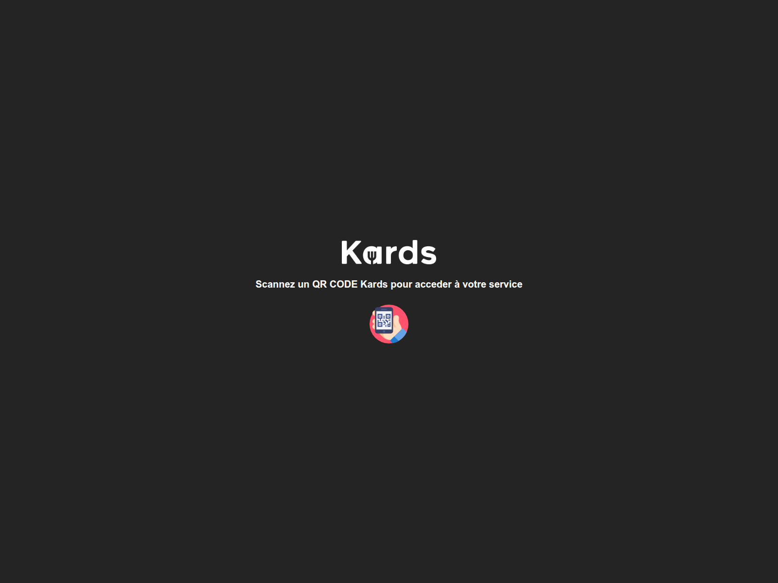 Screenshot of app.kards.fr