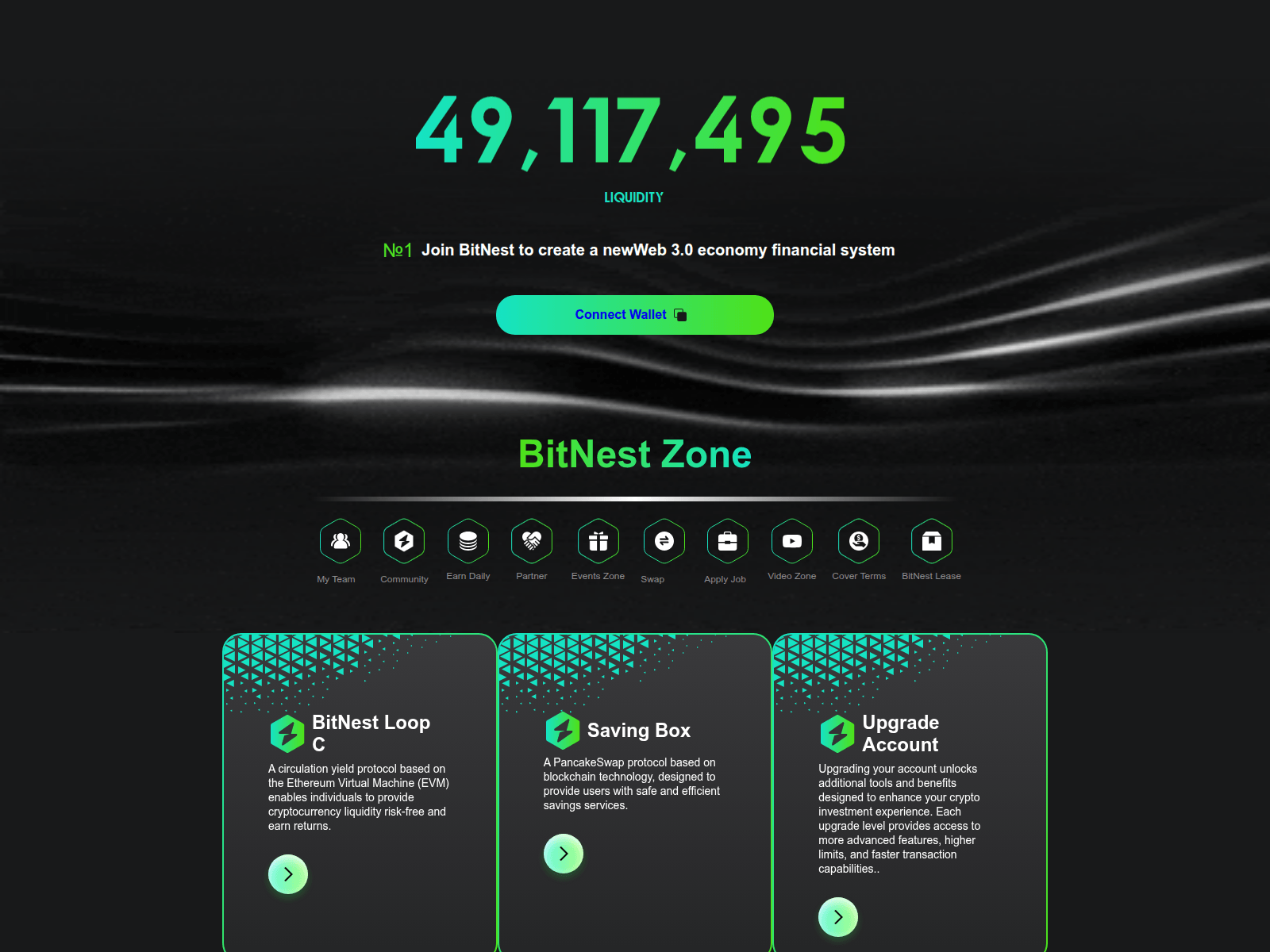 Screenshot von bitnestwebapp.vercel.app