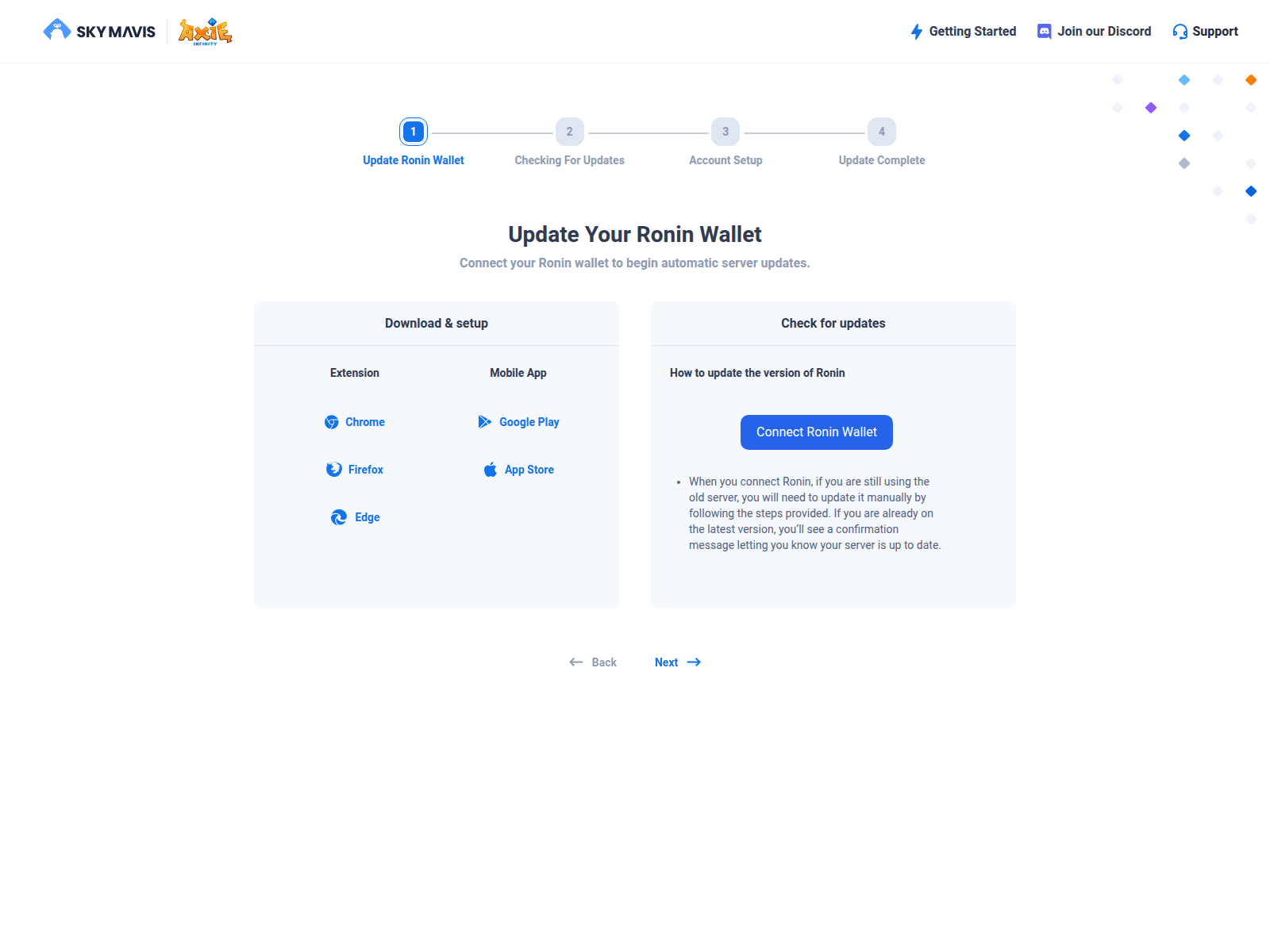 Screenshot of update-develop-axieinfinity.com