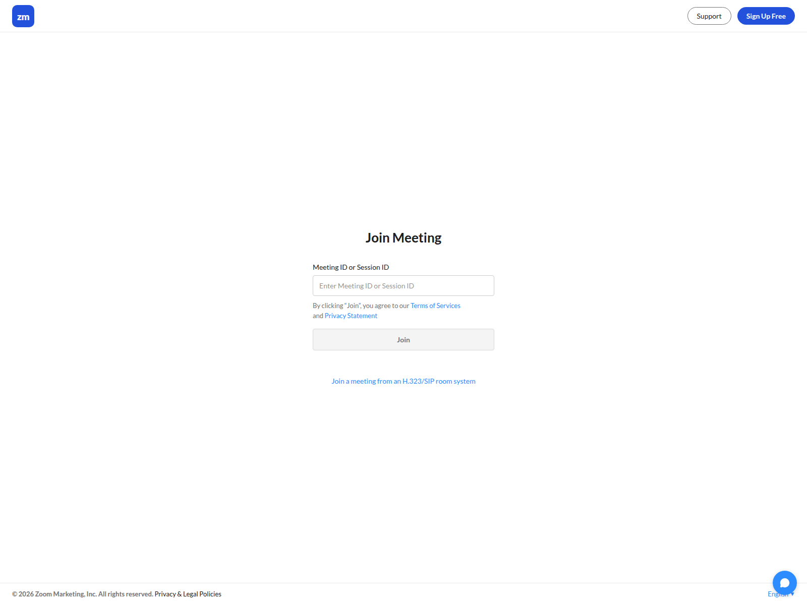 Screenshot of zoom-meetings.live