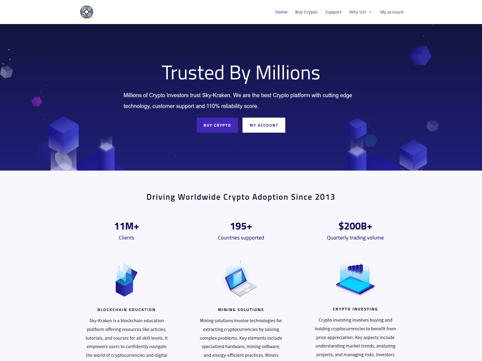Screenshot of skykrak-en.com.sky-kraken.com