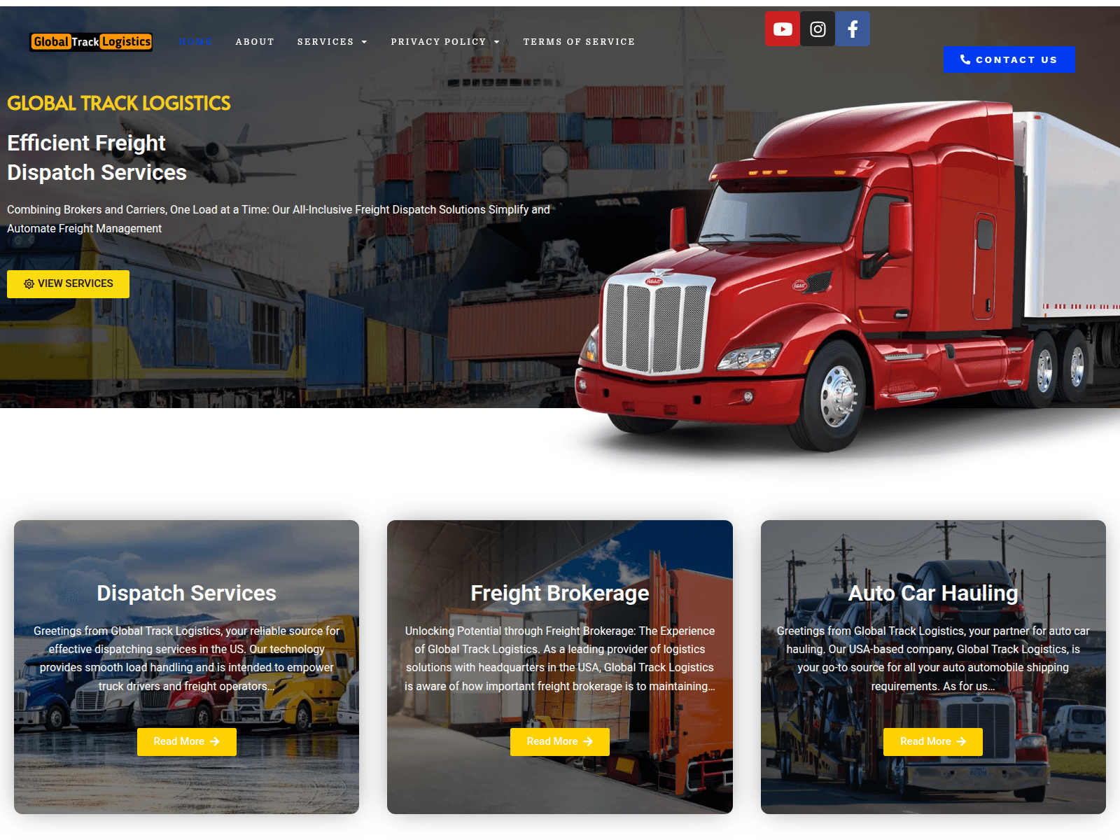 [Ekran görüntüsü] globaltracklogistics.net