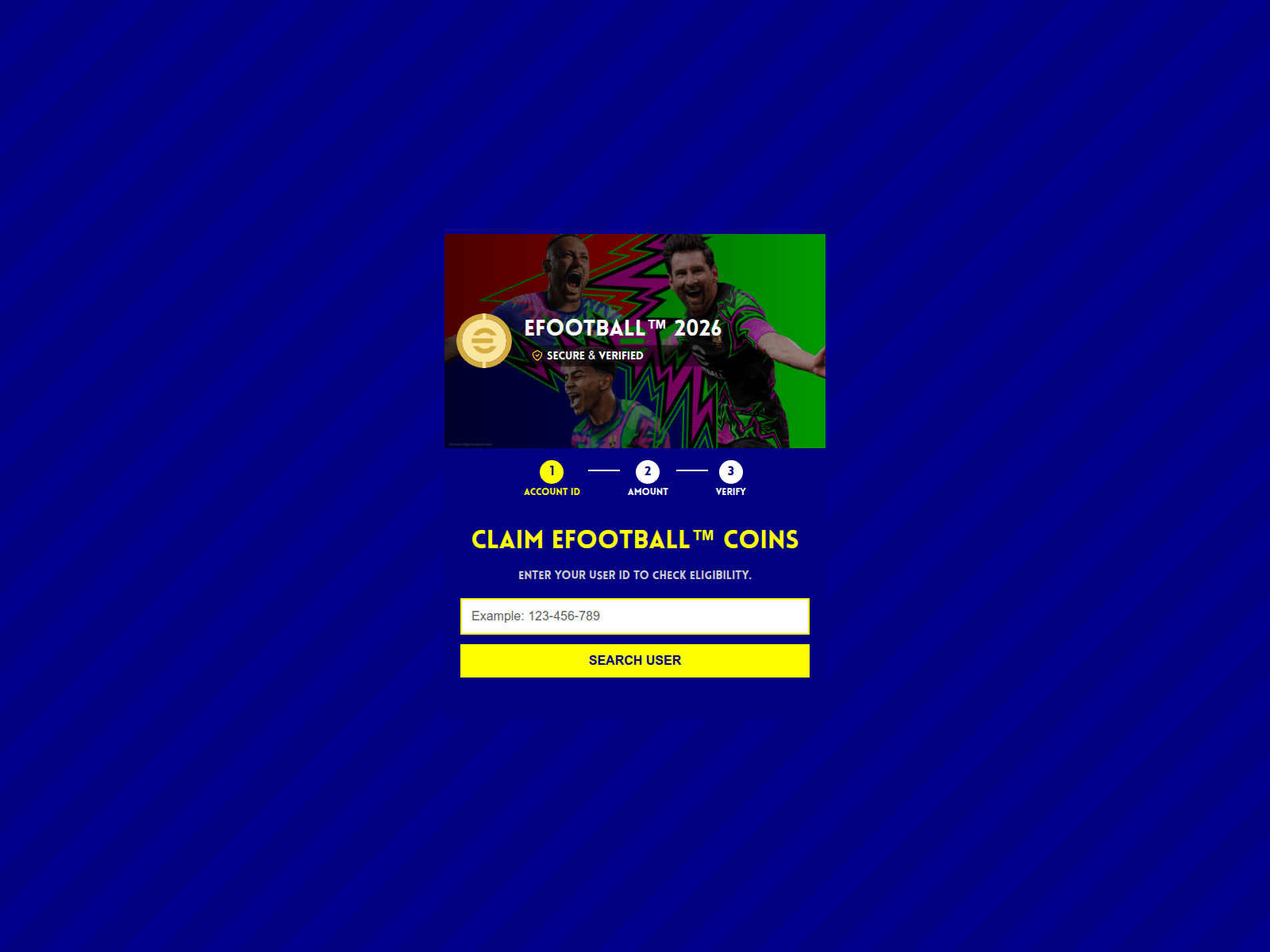 Screenshot of efootballcoin.com
