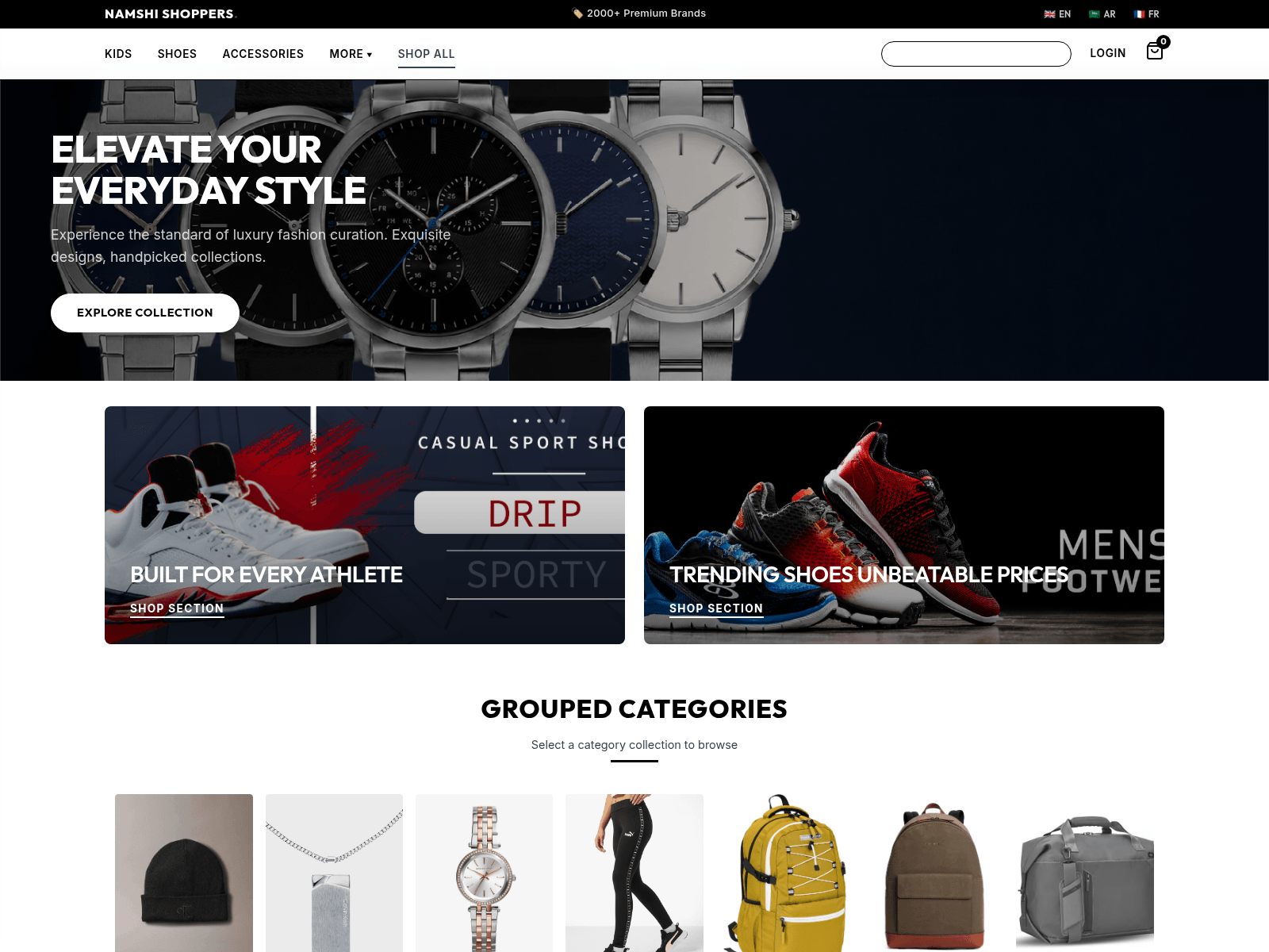 [Ekran görüntüsü] namshiglobalstore.com