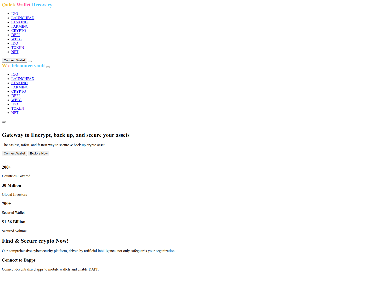 Screenshot of quick-wallet-recover.help