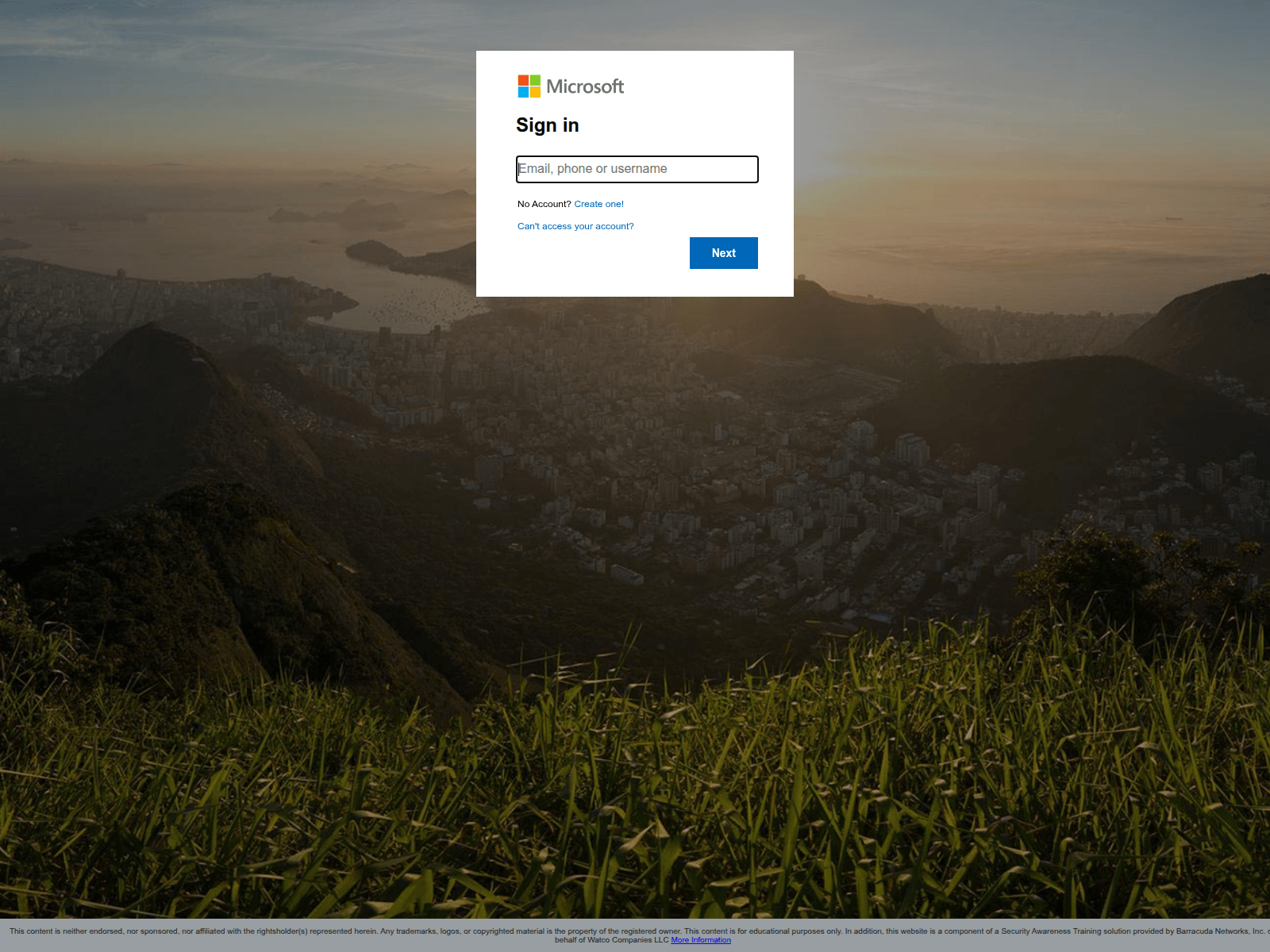 Screenshot of watco.microsoft-notifcation.com