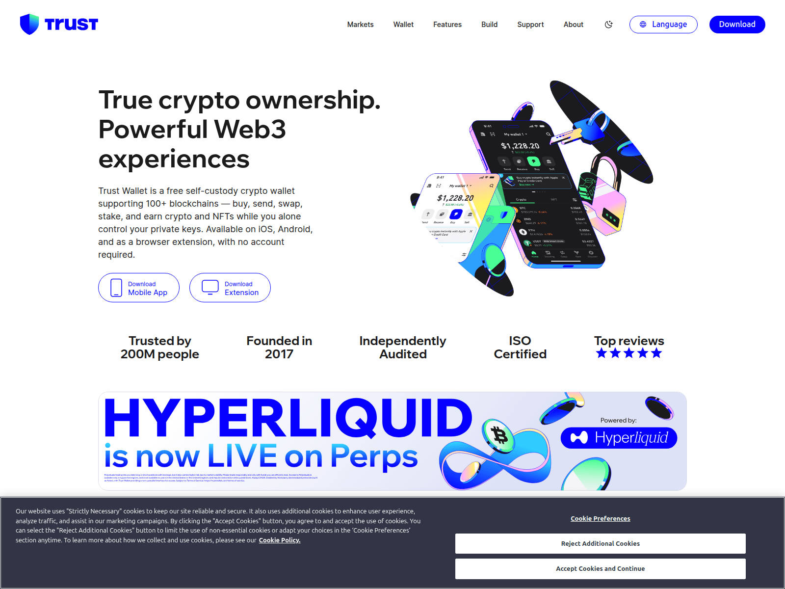 Screenshot of trustwallet.best
