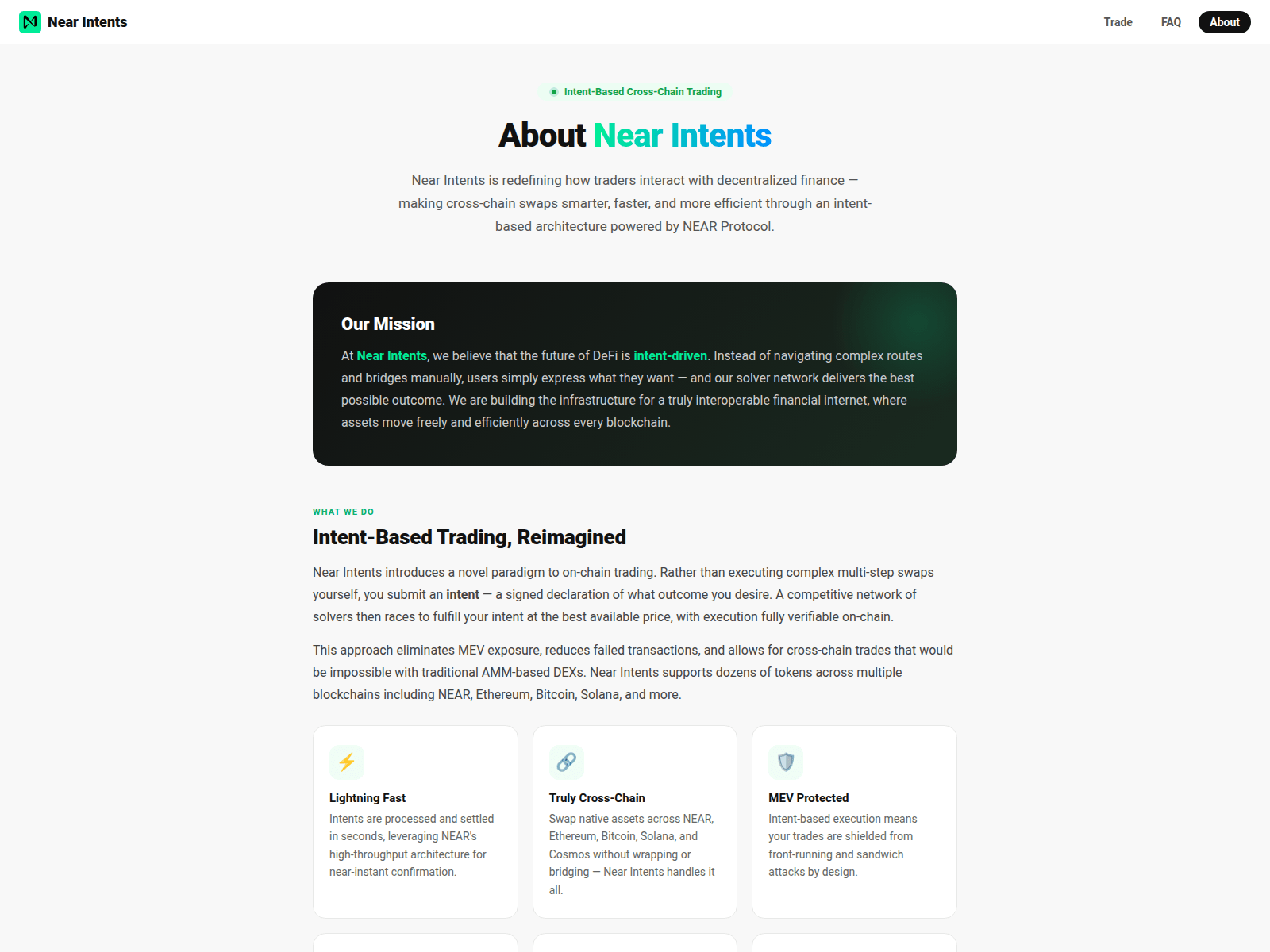 Screenshot of near-intents.net