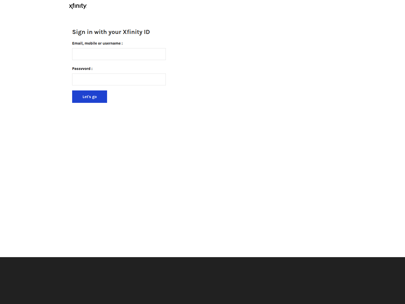 Screenshot of comcastsecurityupdate.weebly.com