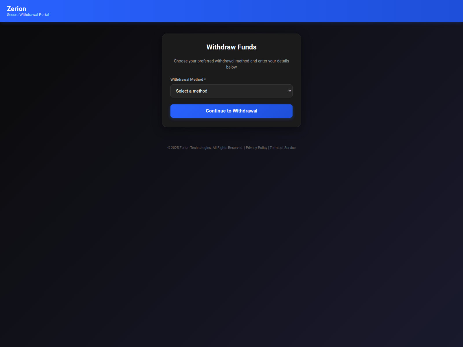 Screenshot of payout-zerion-eth.netlify.app