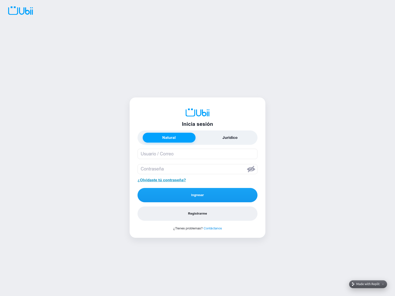 Screenshot of atencionubiiapp--ekma05.replit.app