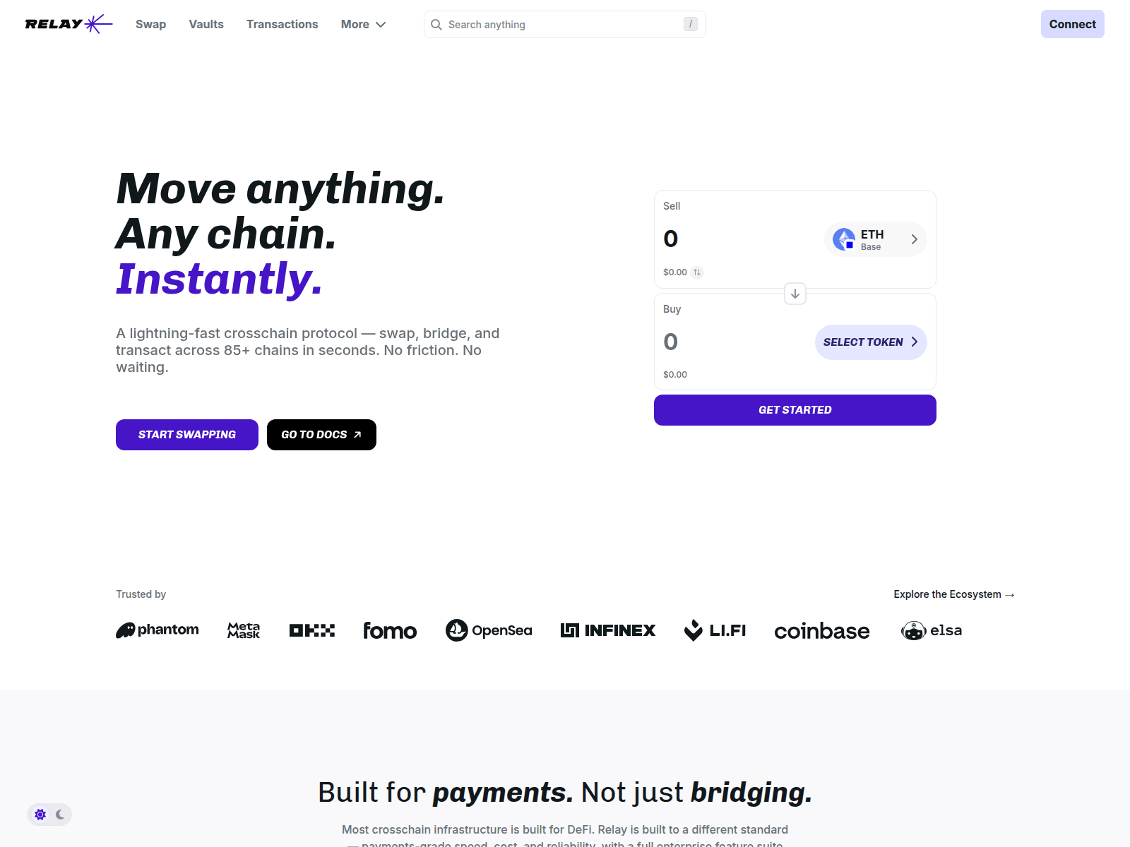 Screenshot of relaylink.cc