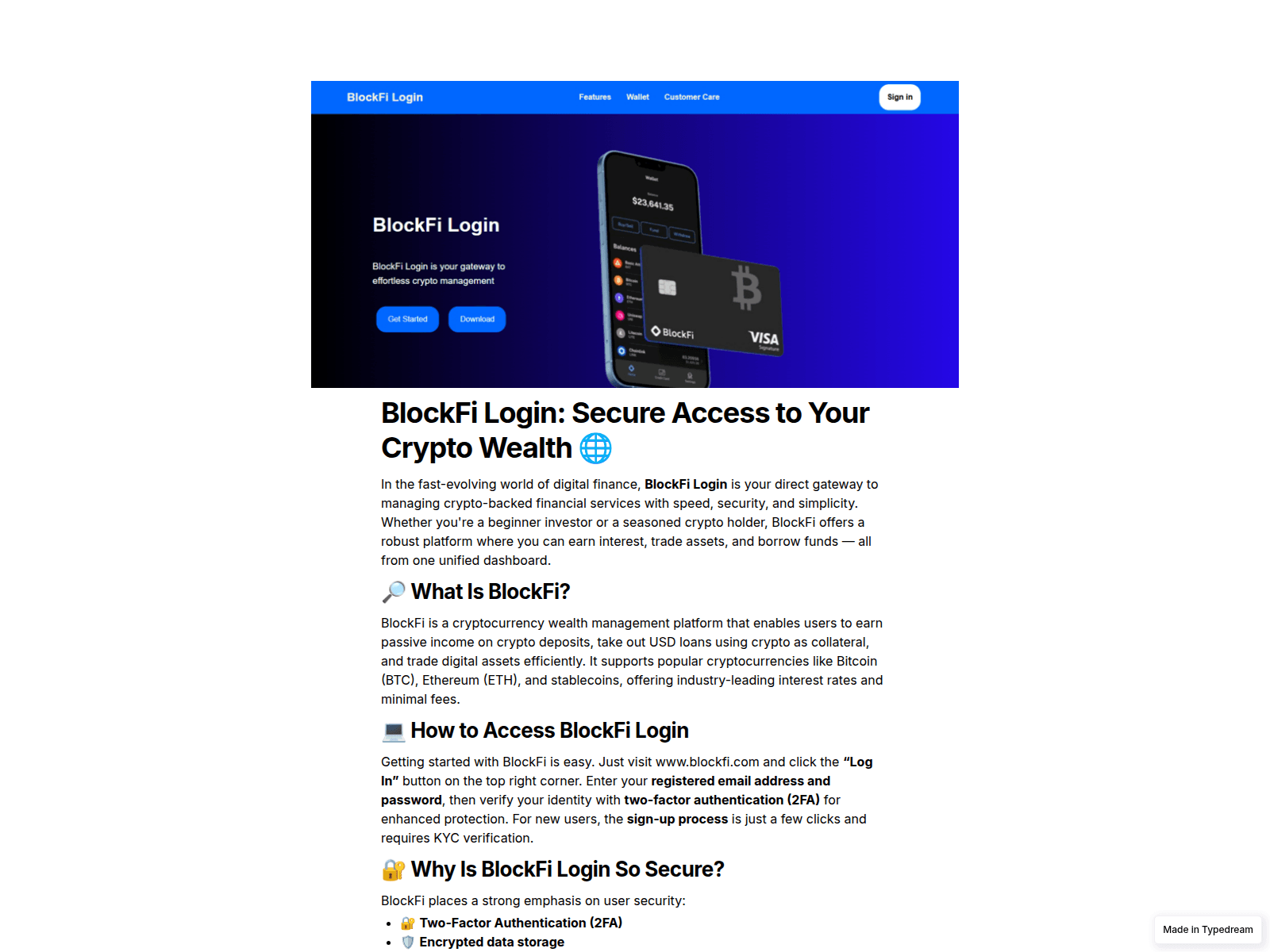 Screenshot of bright-secure-blokf-com-authd.typedream.app