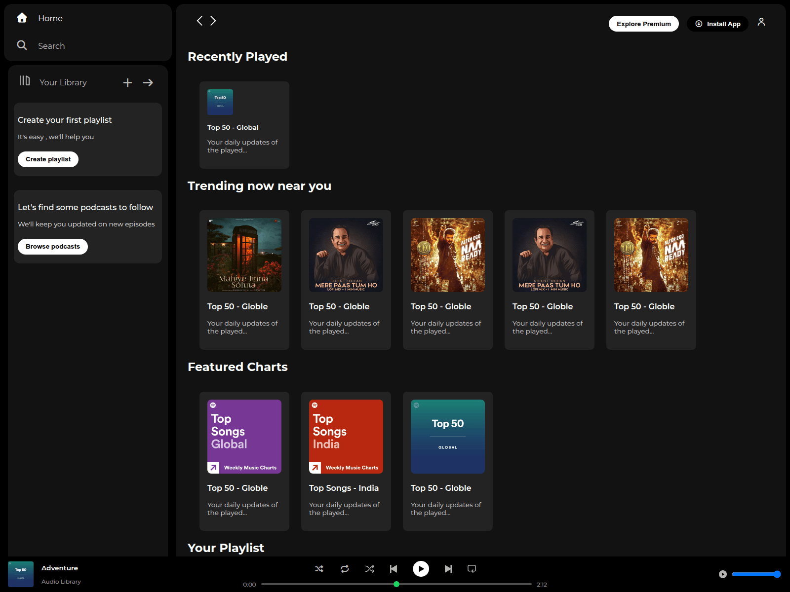 Screenshot of shipra830.github.io