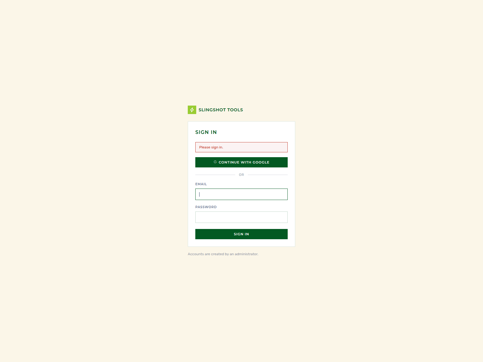 Screenshot of slingshot-tools.org