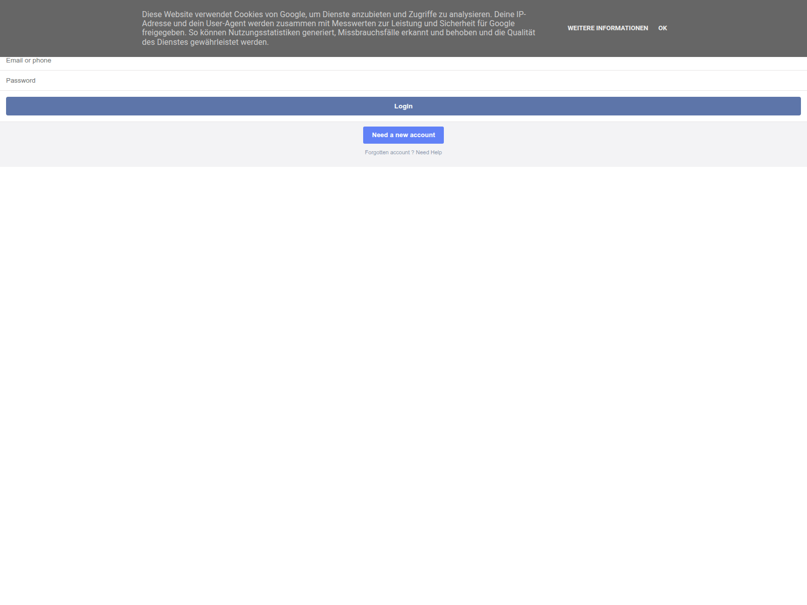 Screenshot of facebooknlogin.blogspot.com