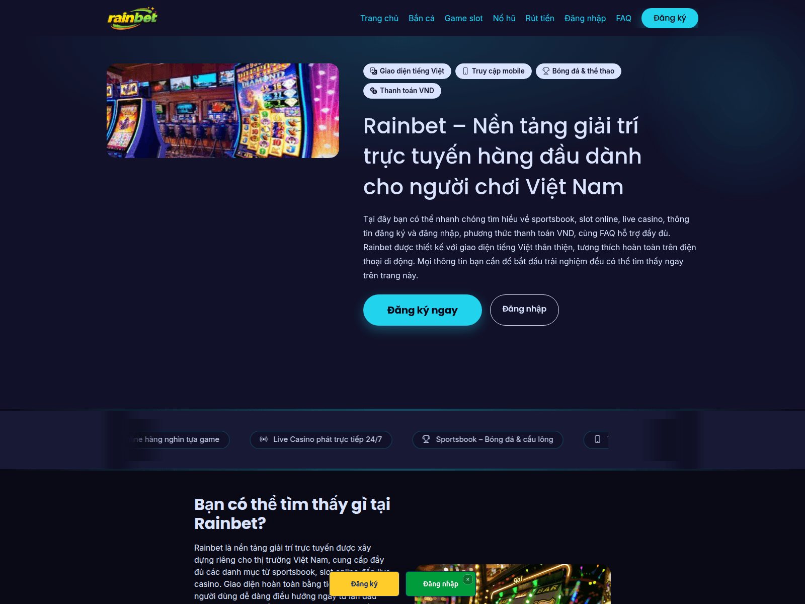 Screenshot of rainbet.st