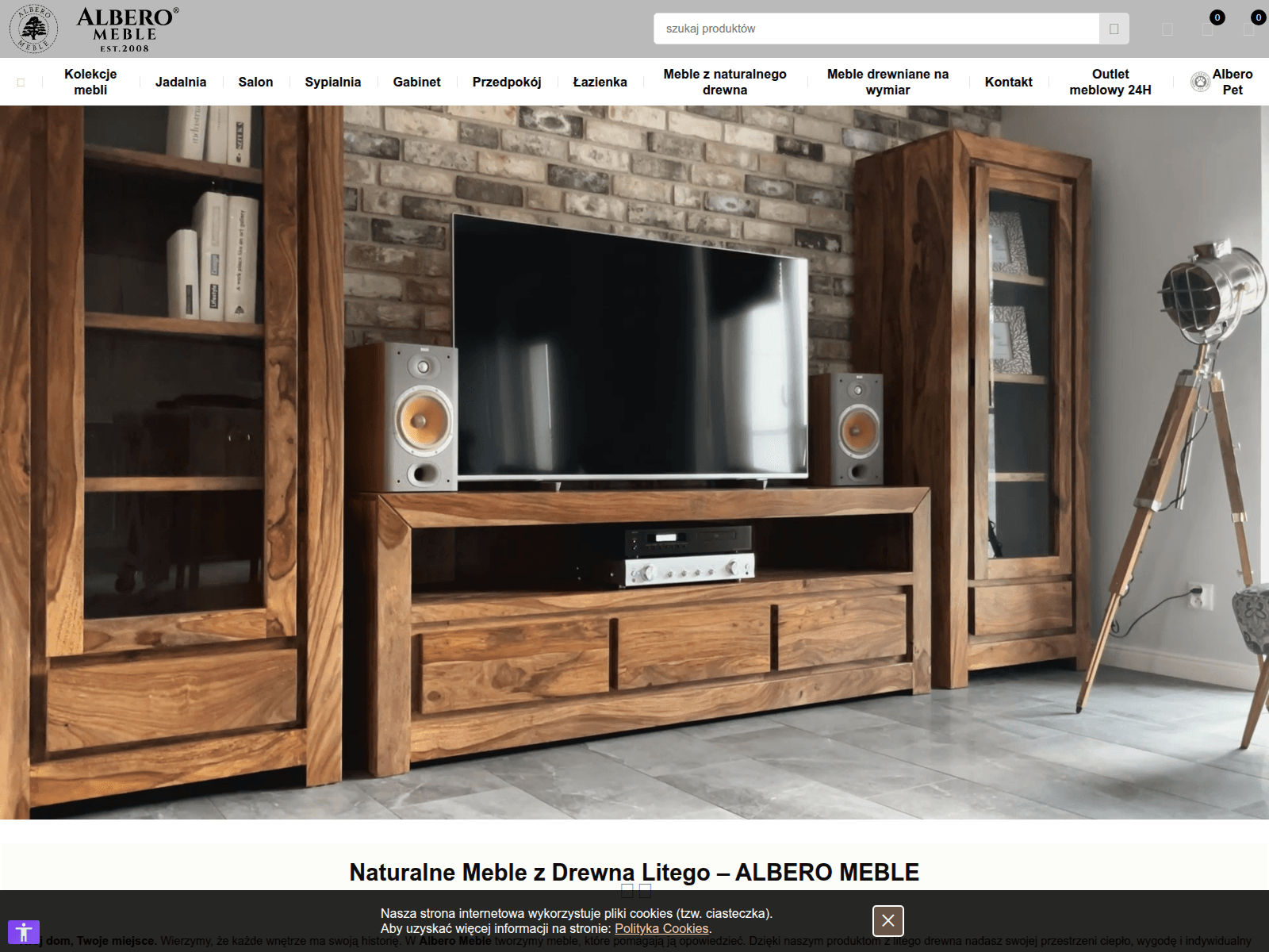 Screenshot of alberomeble.live