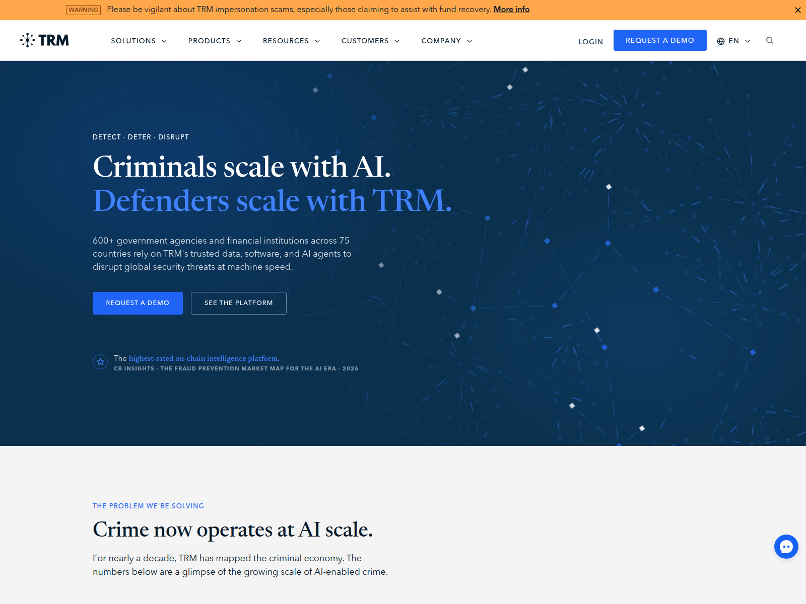Screenshot of trmlabs.cam