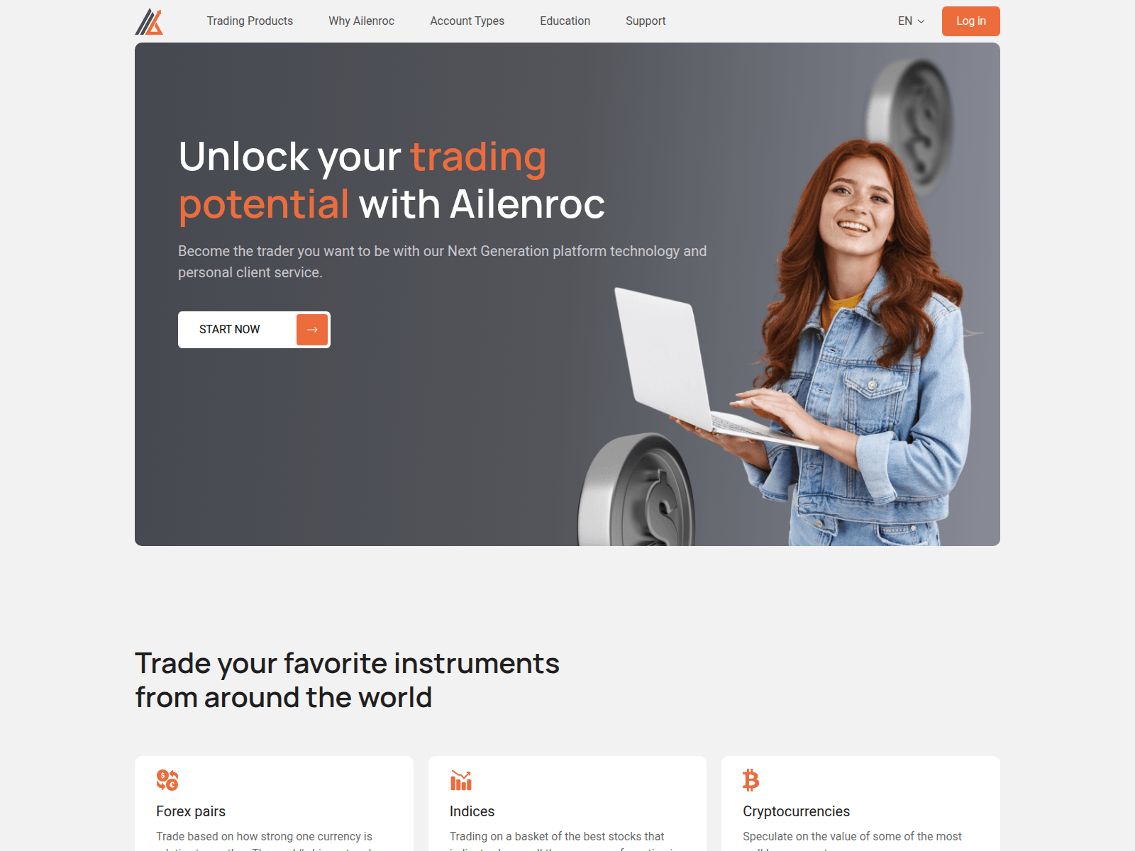 Screenshot of ailenroc.net
