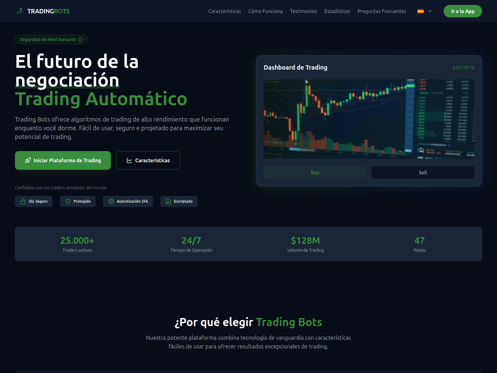 Screenshot of tradingbots.pro