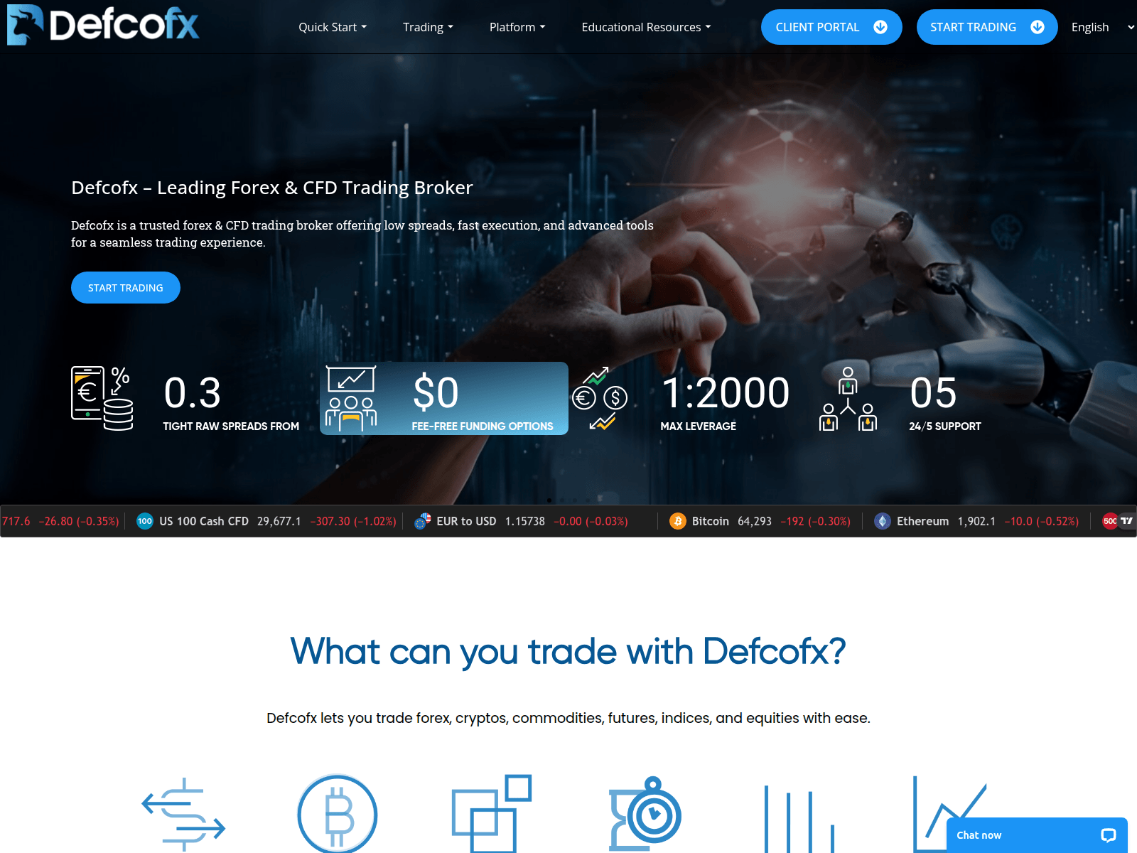 Screenshot of defcofx.com