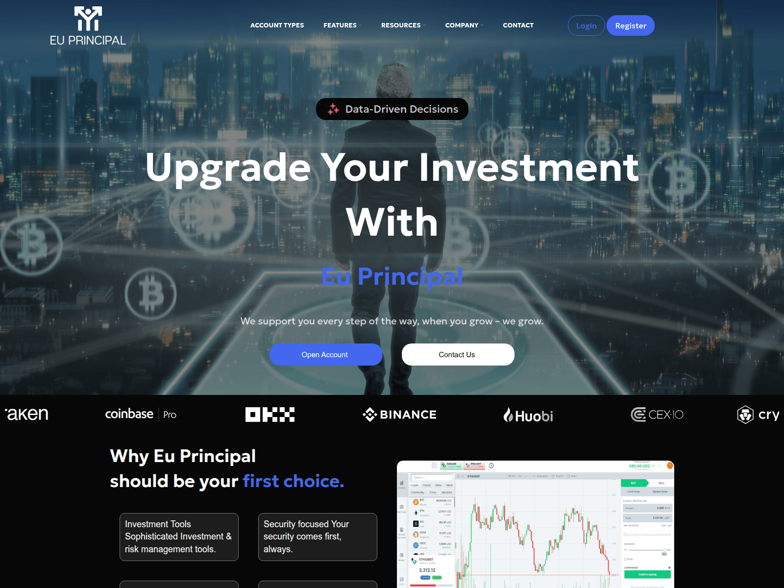 Screenshot of eu-principal.com