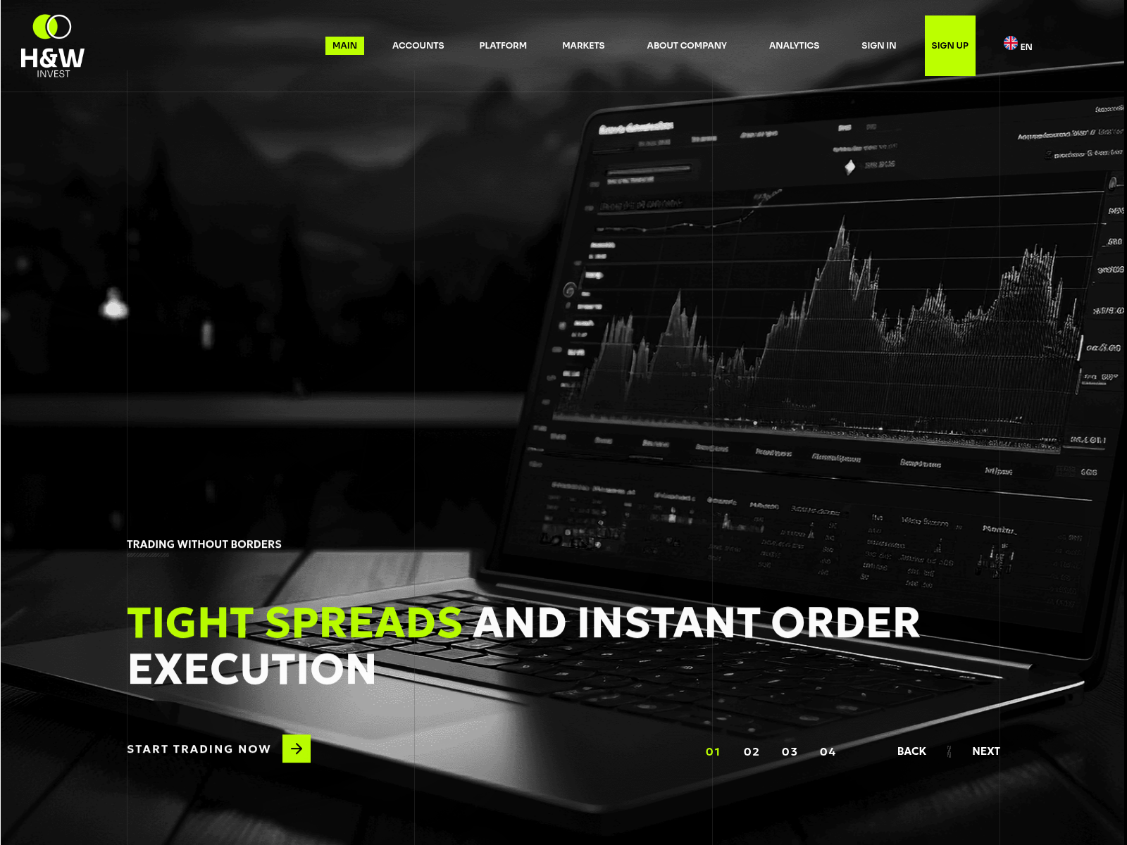 Screenshot of hwinvest.cc