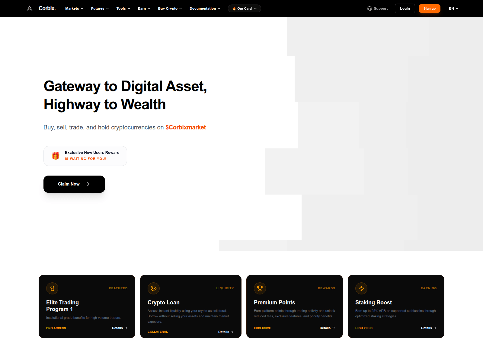 Screenshot of corbixmarket.com
