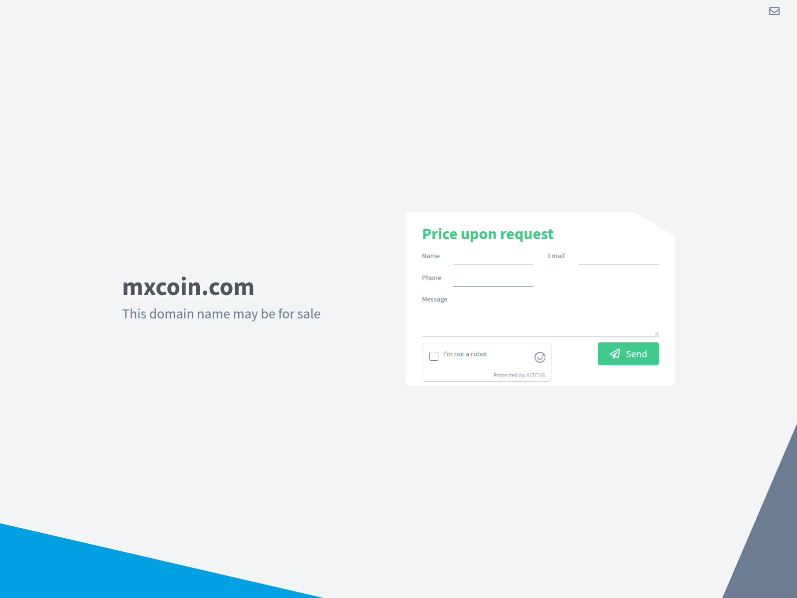 Screenshot of mxcoin.com
